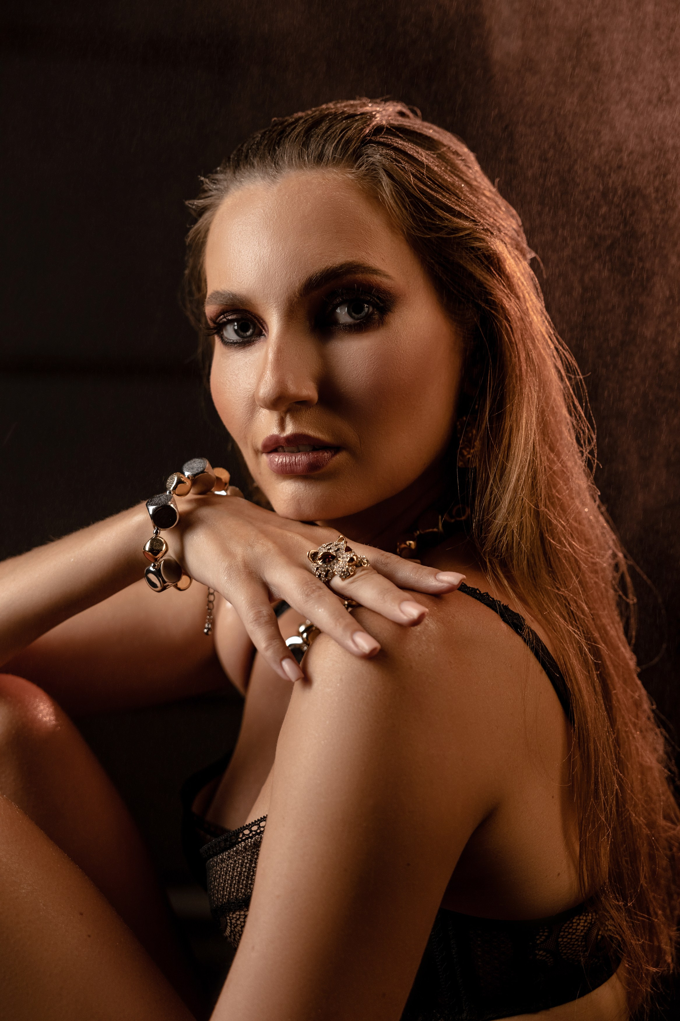 Съёмка украшений, дизайнер Василий Беляев. Татьяна Мирзоян