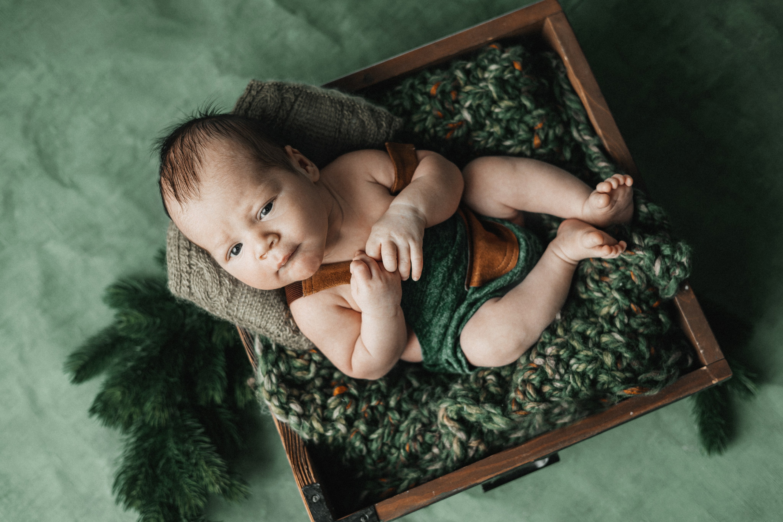 Мирон, пакет «Комфорт», 1 месяц. Фотограф новорождённых Екатерина Боброва. Ульяновск