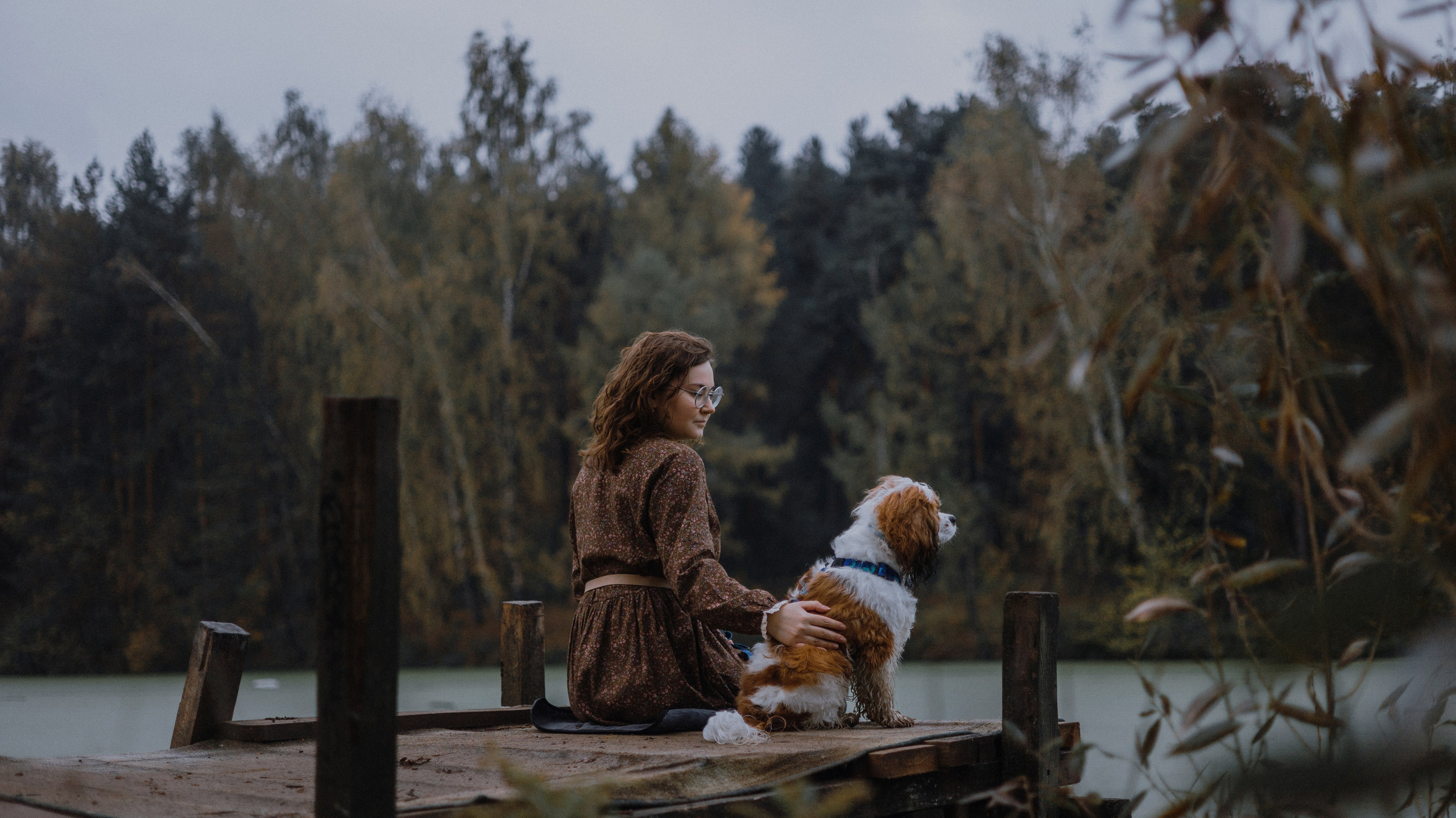 Маша и Дарси. Фотограф-анималист Богданова Полина