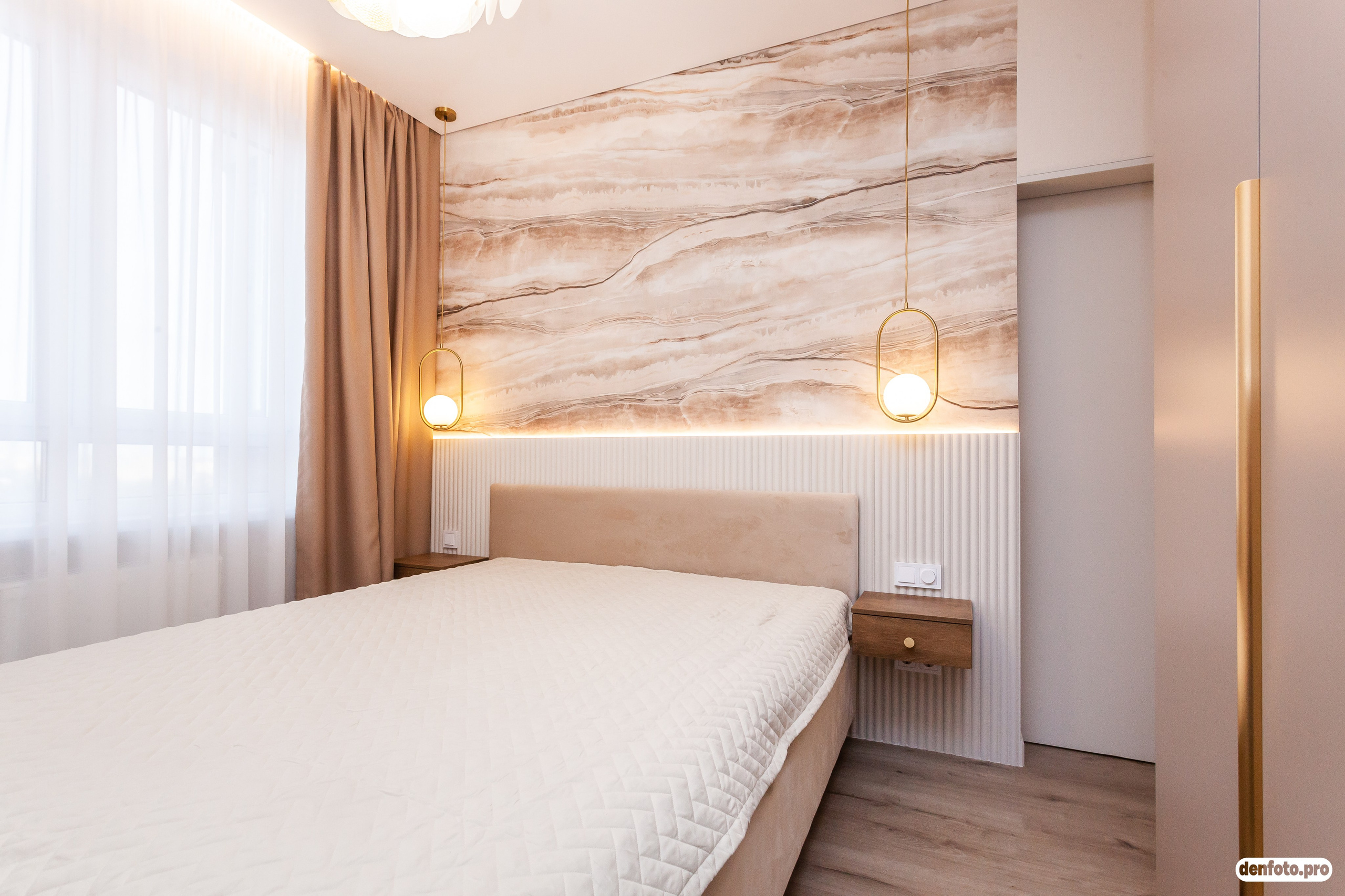 Современная 1 комнатная квартира. Фотограф Денис Денисов