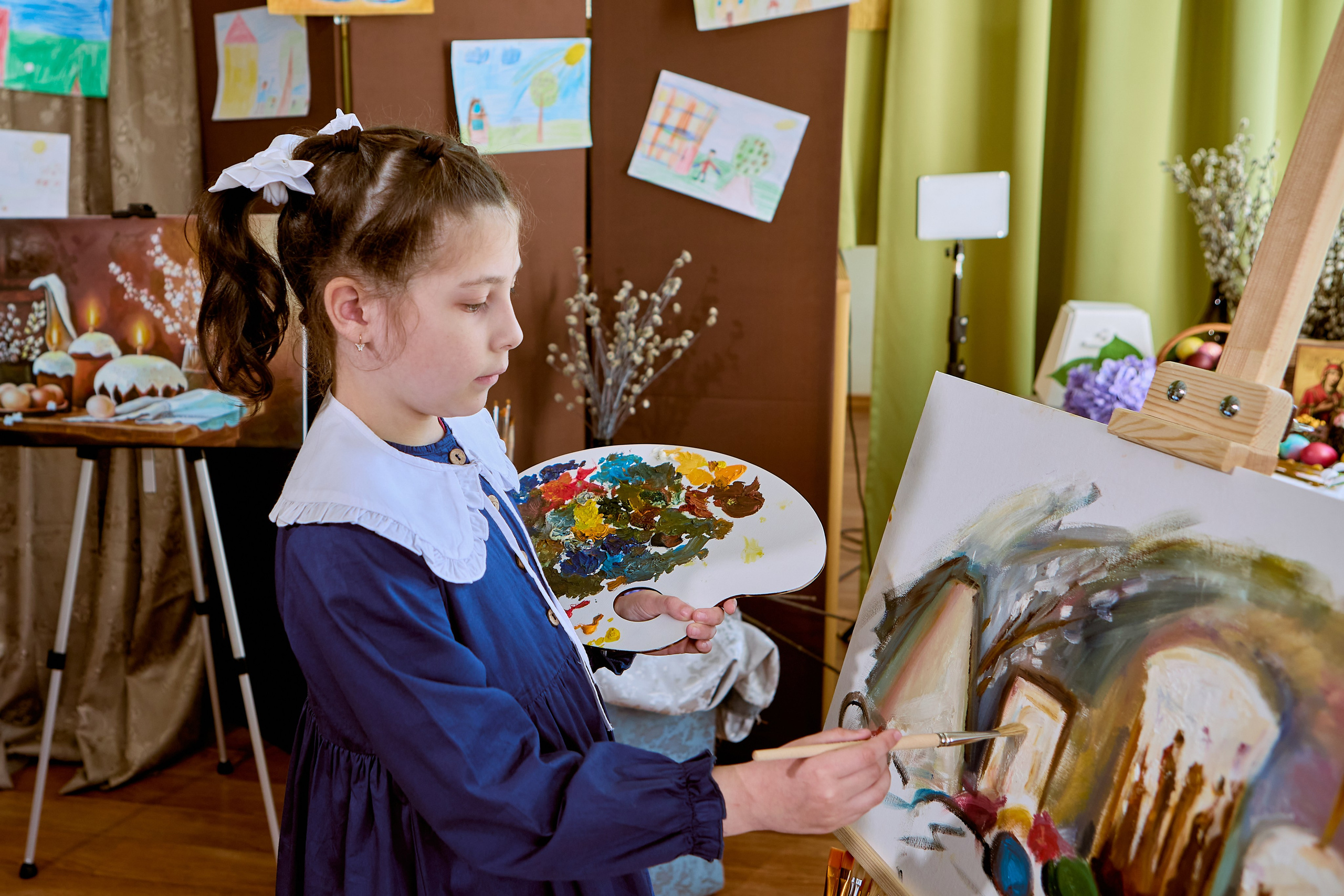 Творческая фотосессия художники