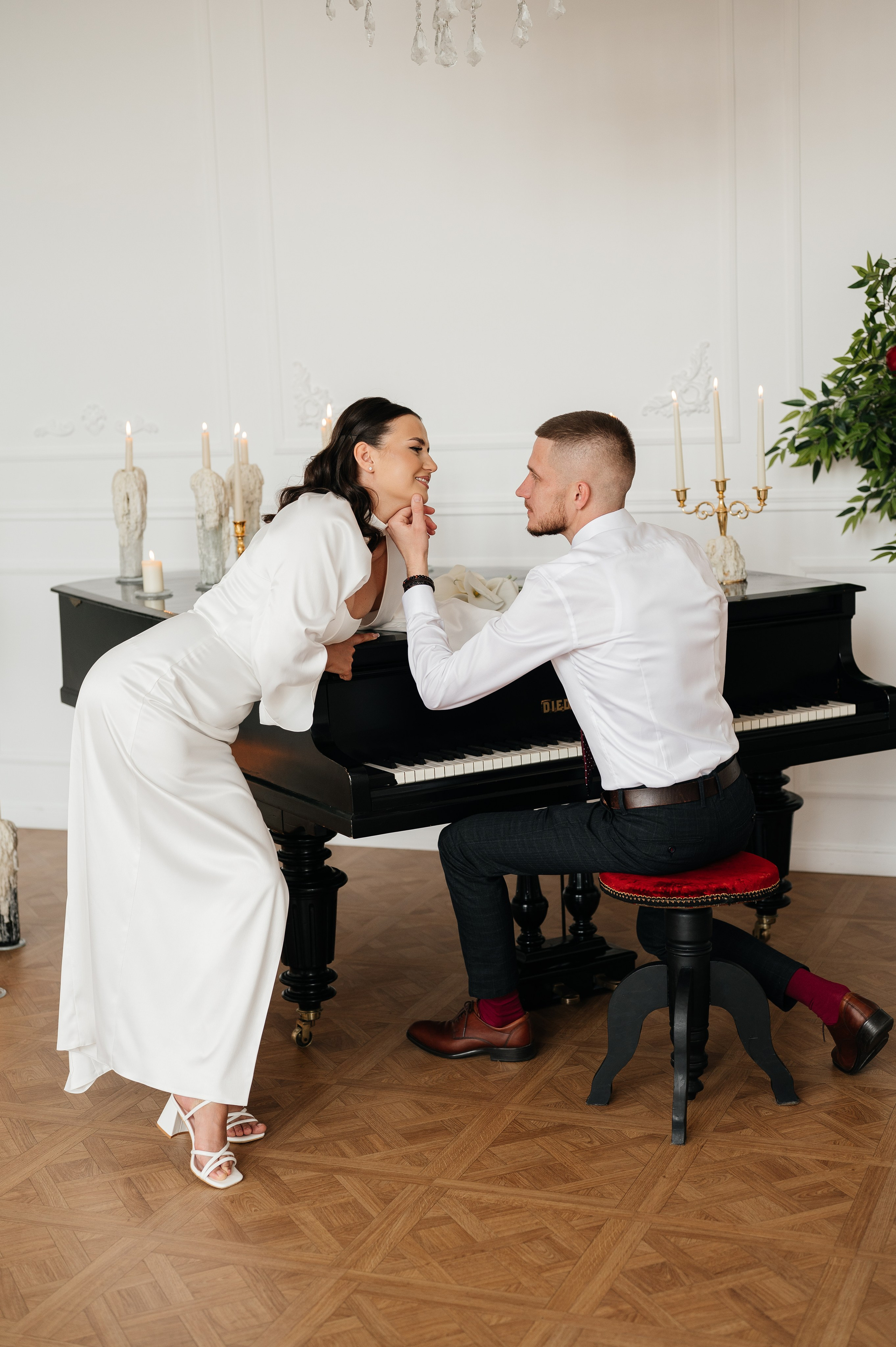 Свадебная фотосессия в студии. Свадебный и семейный фотограф в Краснодаре Алина Мельник