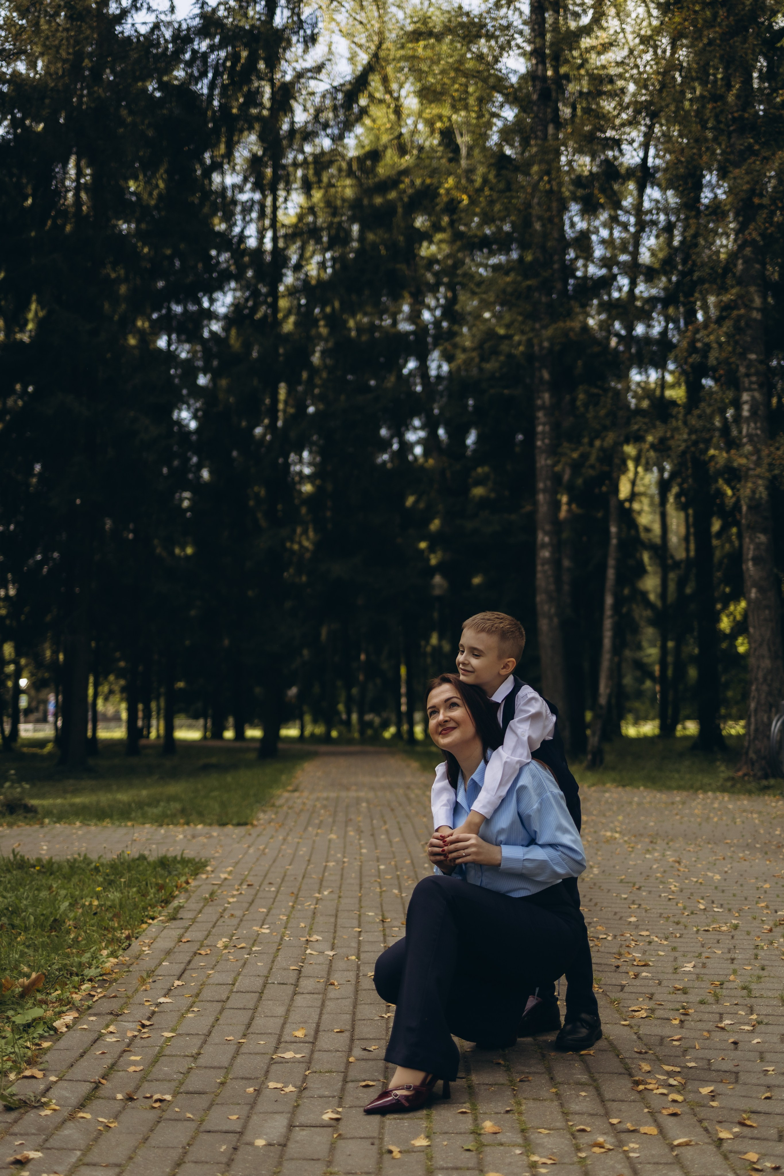 Первая школьная фотография Димули (1.09.2025 г.) г. Обнинск (Калужская обл.). Надежда Стар семейный и церковный фотограф в Жукове и Калужской области