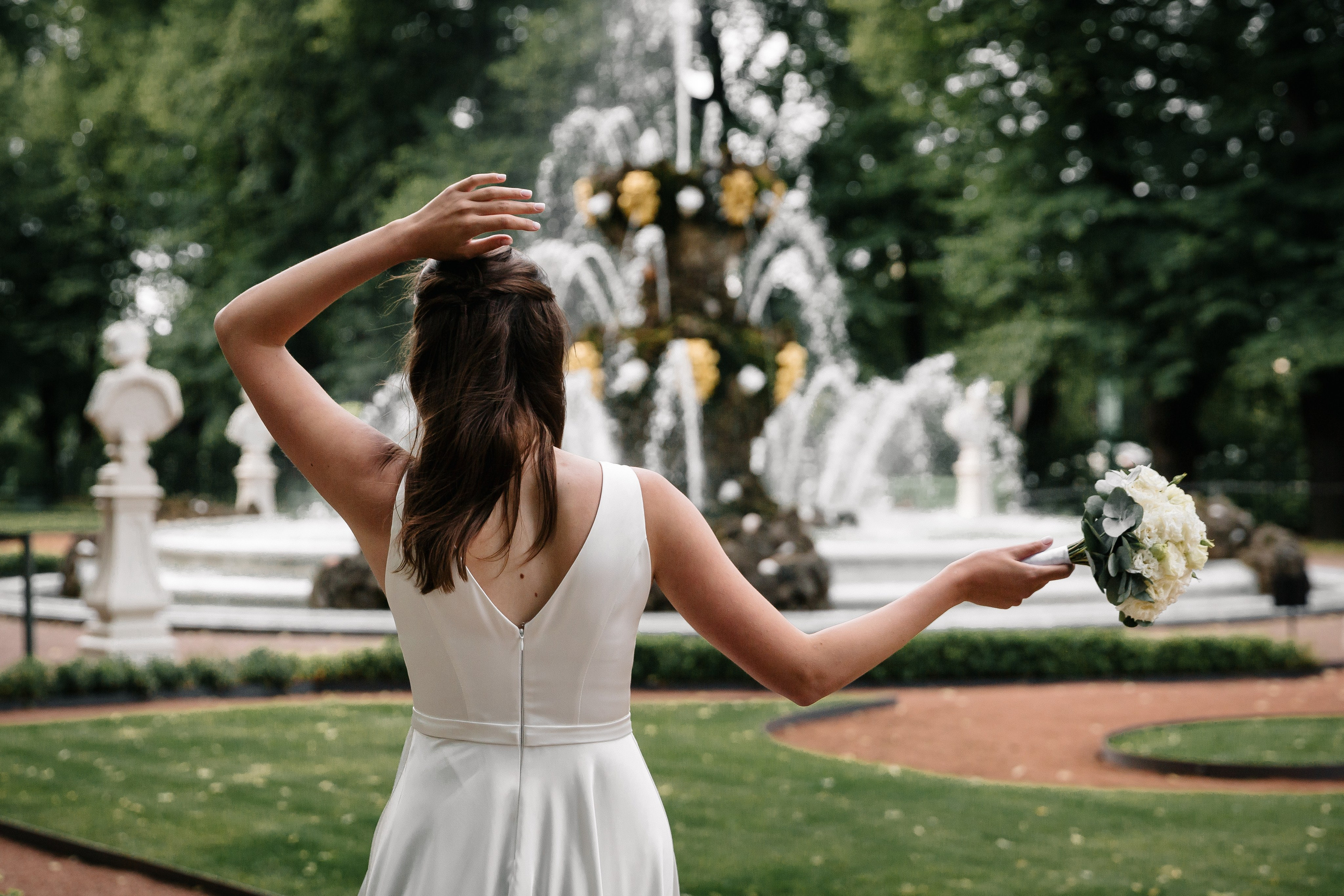 КРОНШТАДТСКИЙ ЗАГС | Август, Летний сад, Исаакий. Свадебный фотограф в Санкт-Петербурге Полина Корзухина