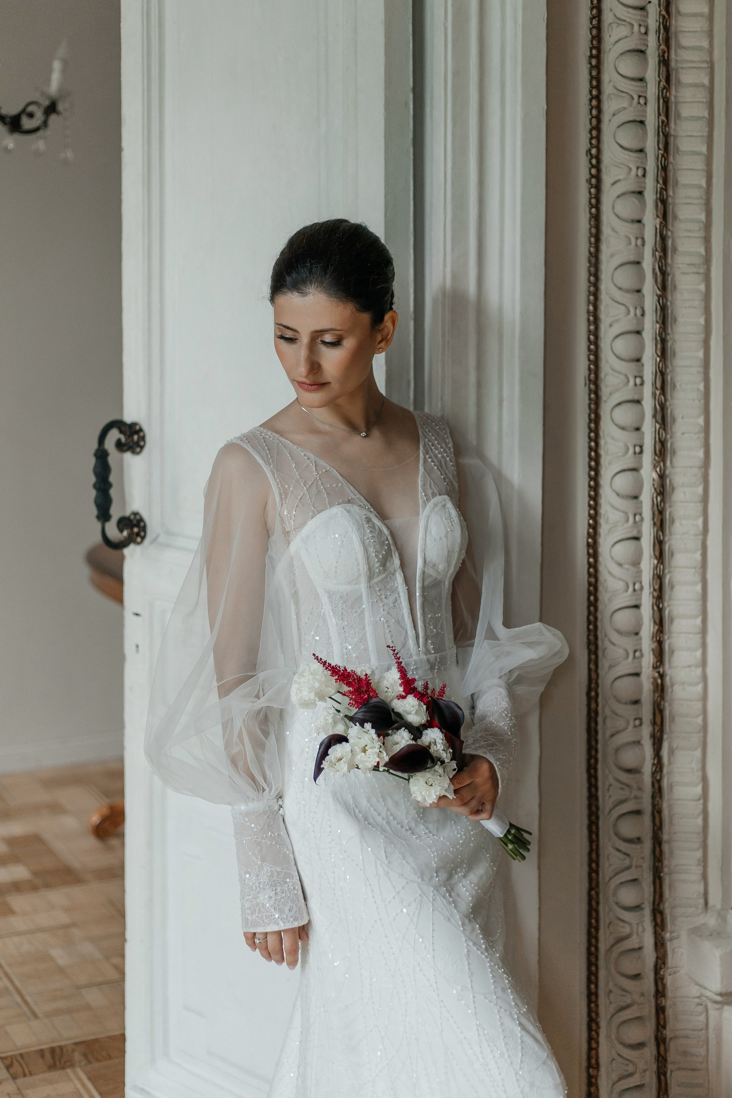 Свадебная фотосессия в особняке в Москве