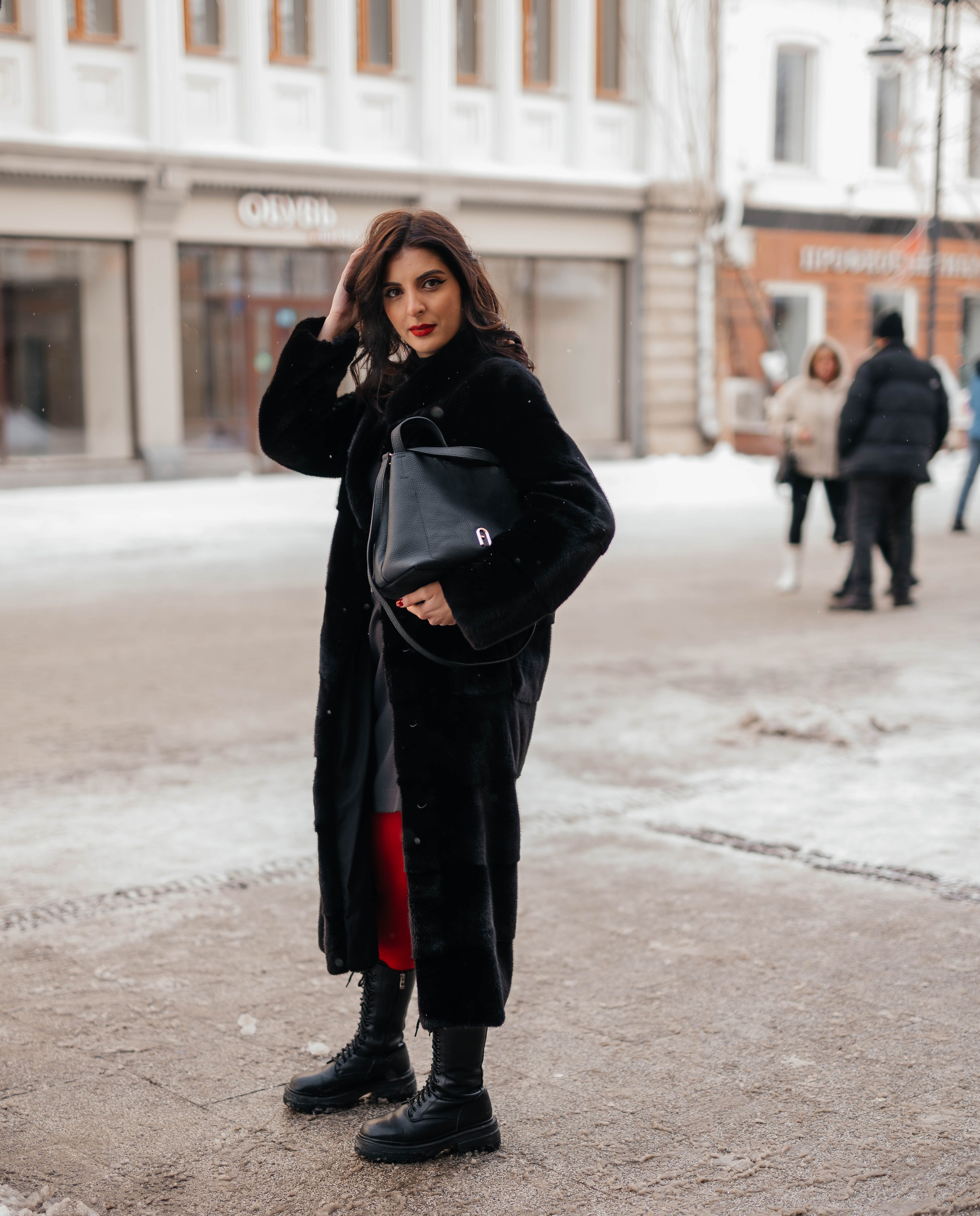 Фотосессия зима в городе. Свадебный фотограф в Саратове и Москве Гусейнова Рухия