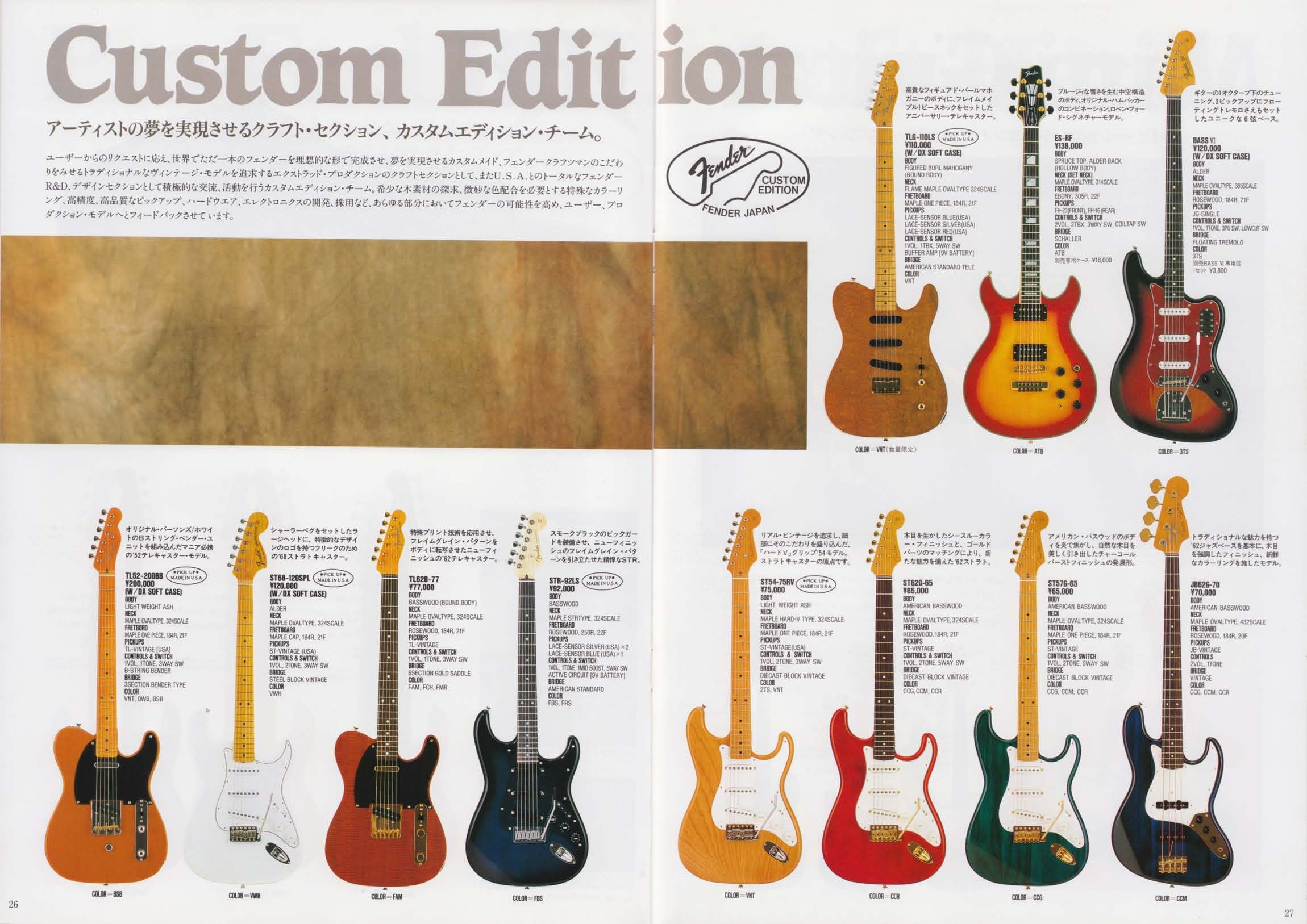 Fender Stratocaster Custom Edition ST54-75RV