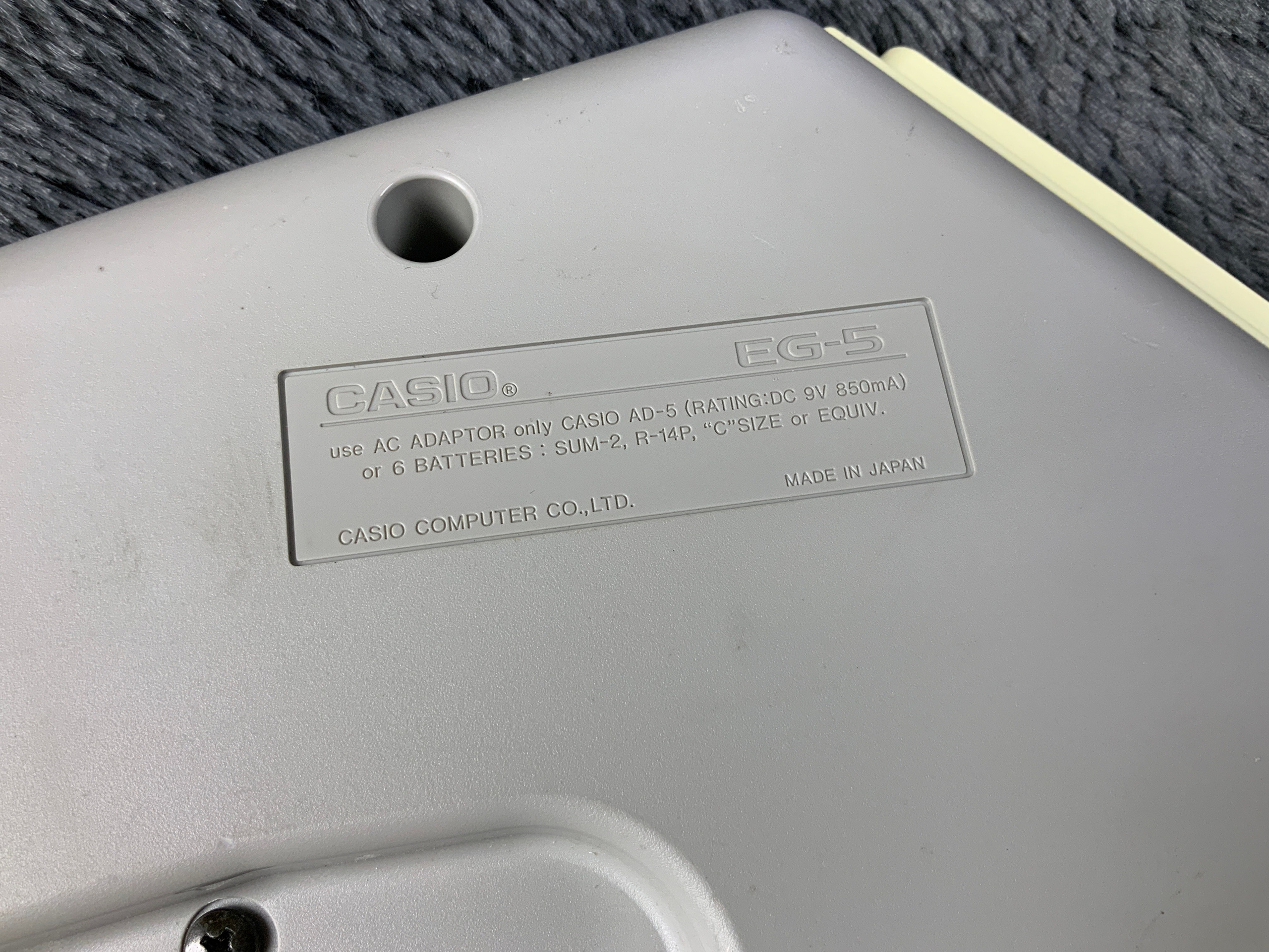 Casio EG-5 Made in Japan 80's