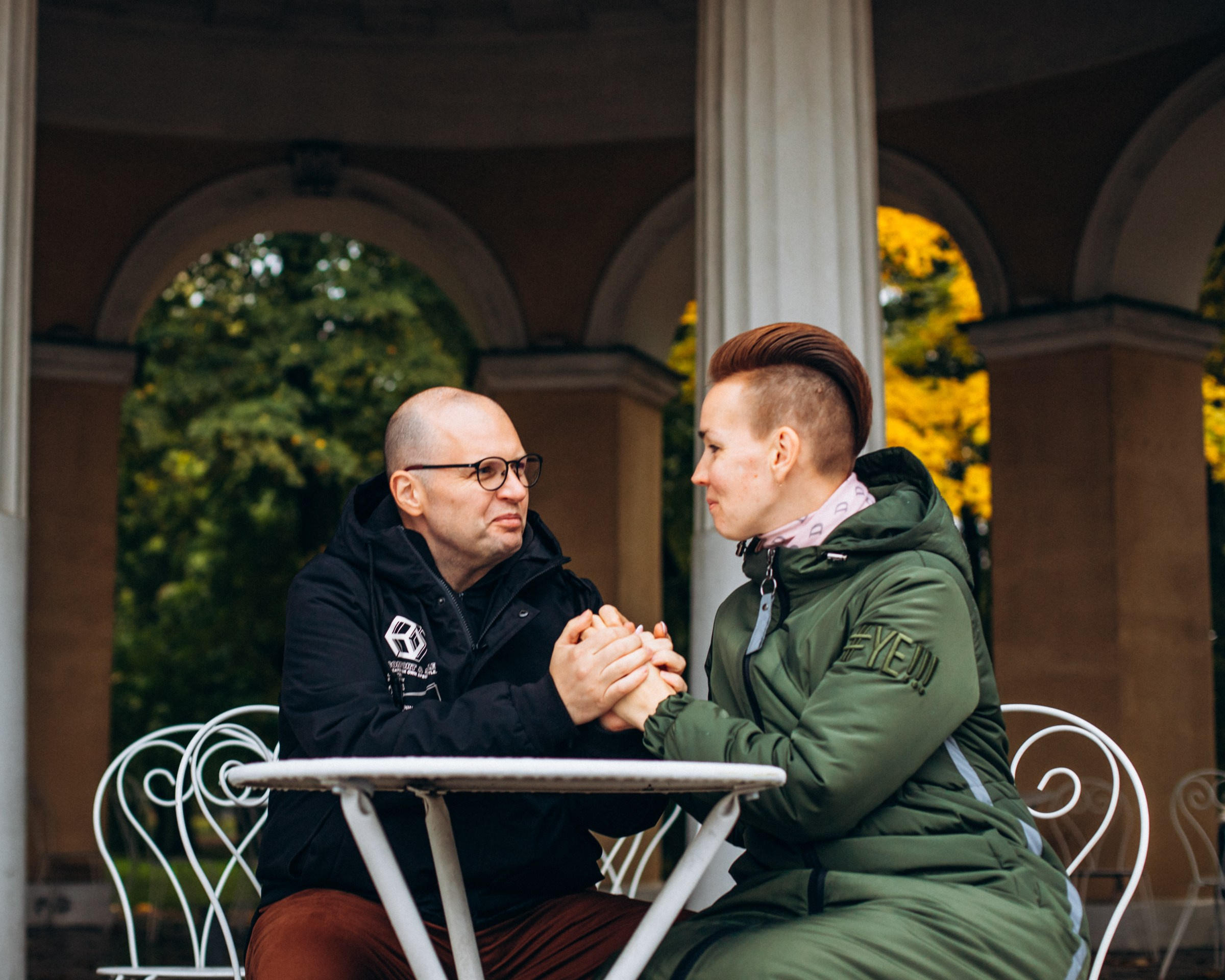 Николай и Екатерина в октябре. Фотопрогулка в Петербурге. Индивидуальный и семейный фотограф в Санкт-Петербурге