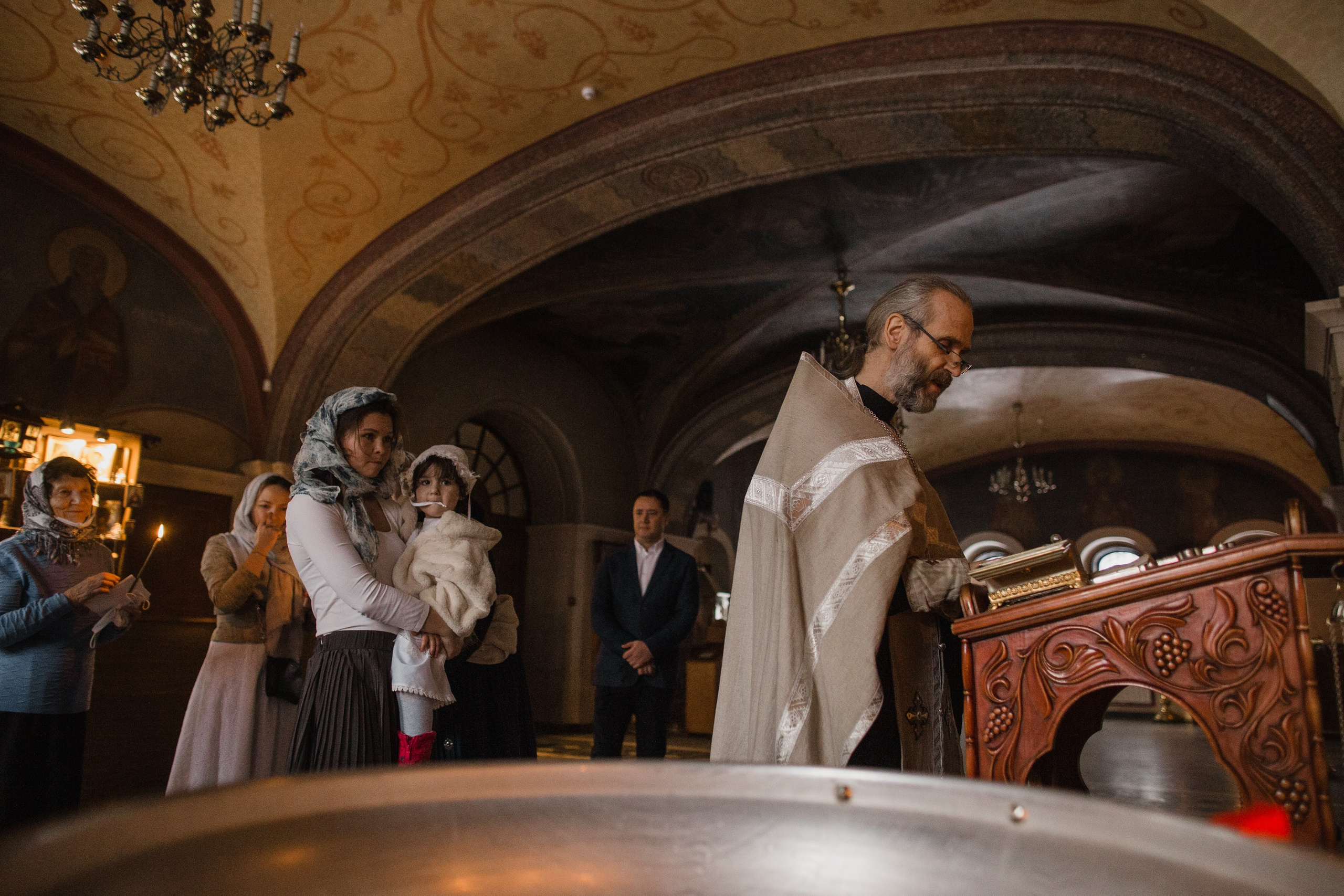 Крещение. Репортажный и свадебный фотограф в Москве Лена Таращенко