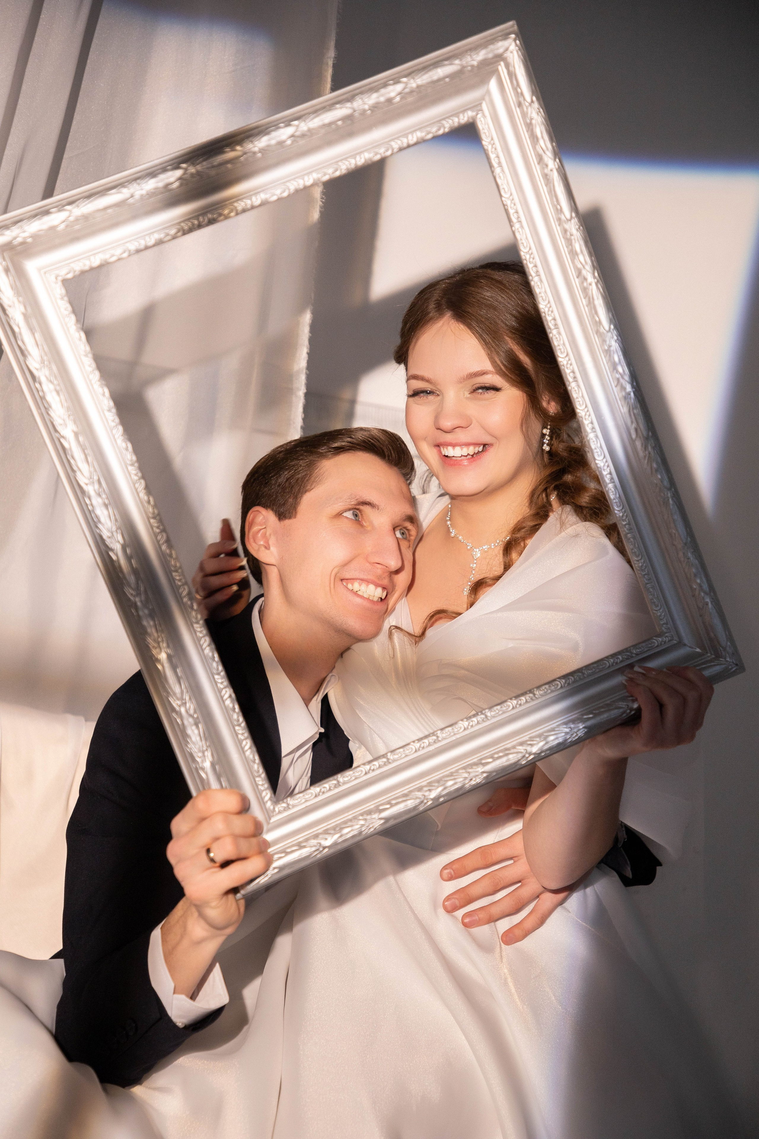 Свадебная фотосессия в студии. Фотограф Анастасия Тихонова