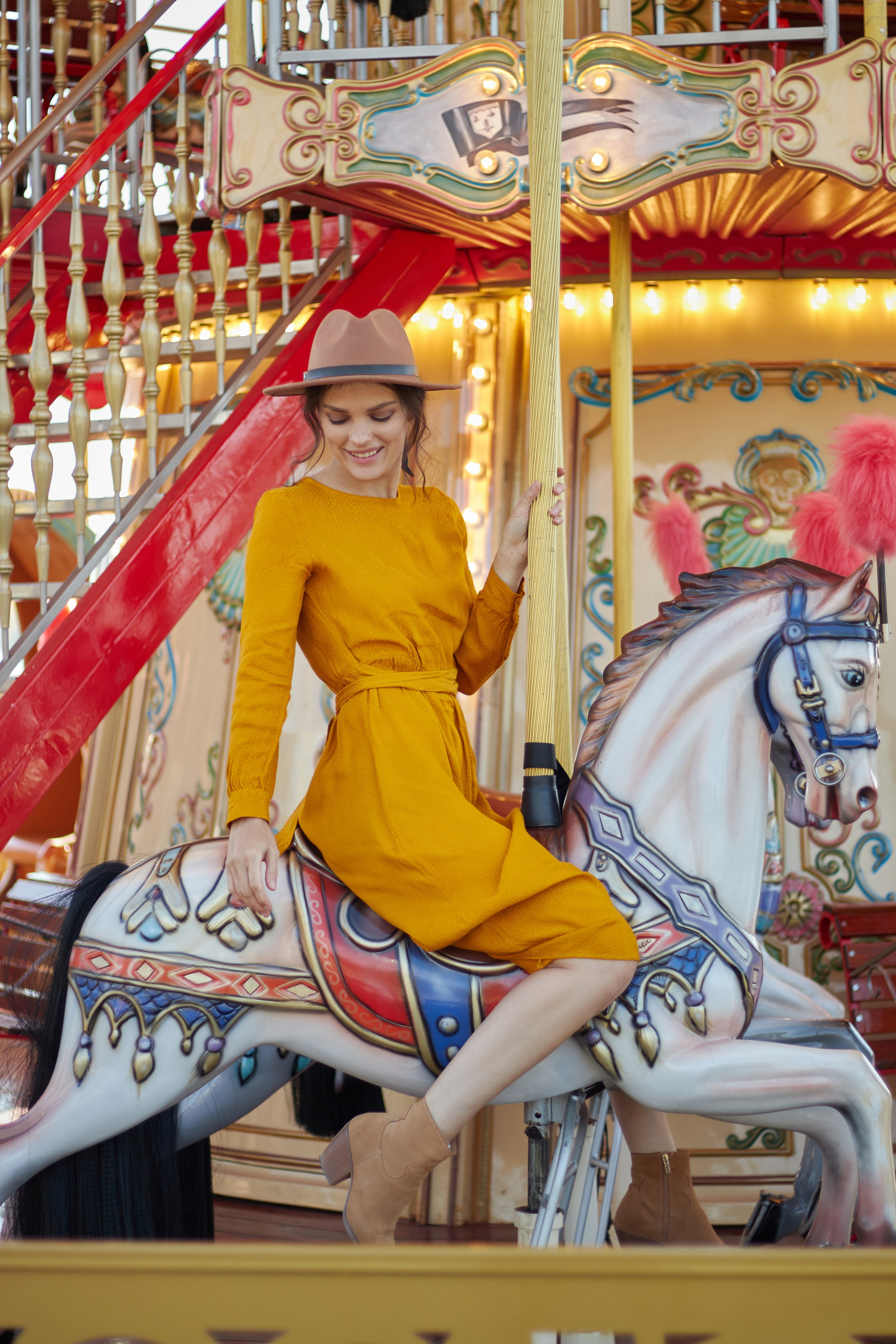 Фотосессия в парке аттракционов. Фотограф Москва Карпова Евгения