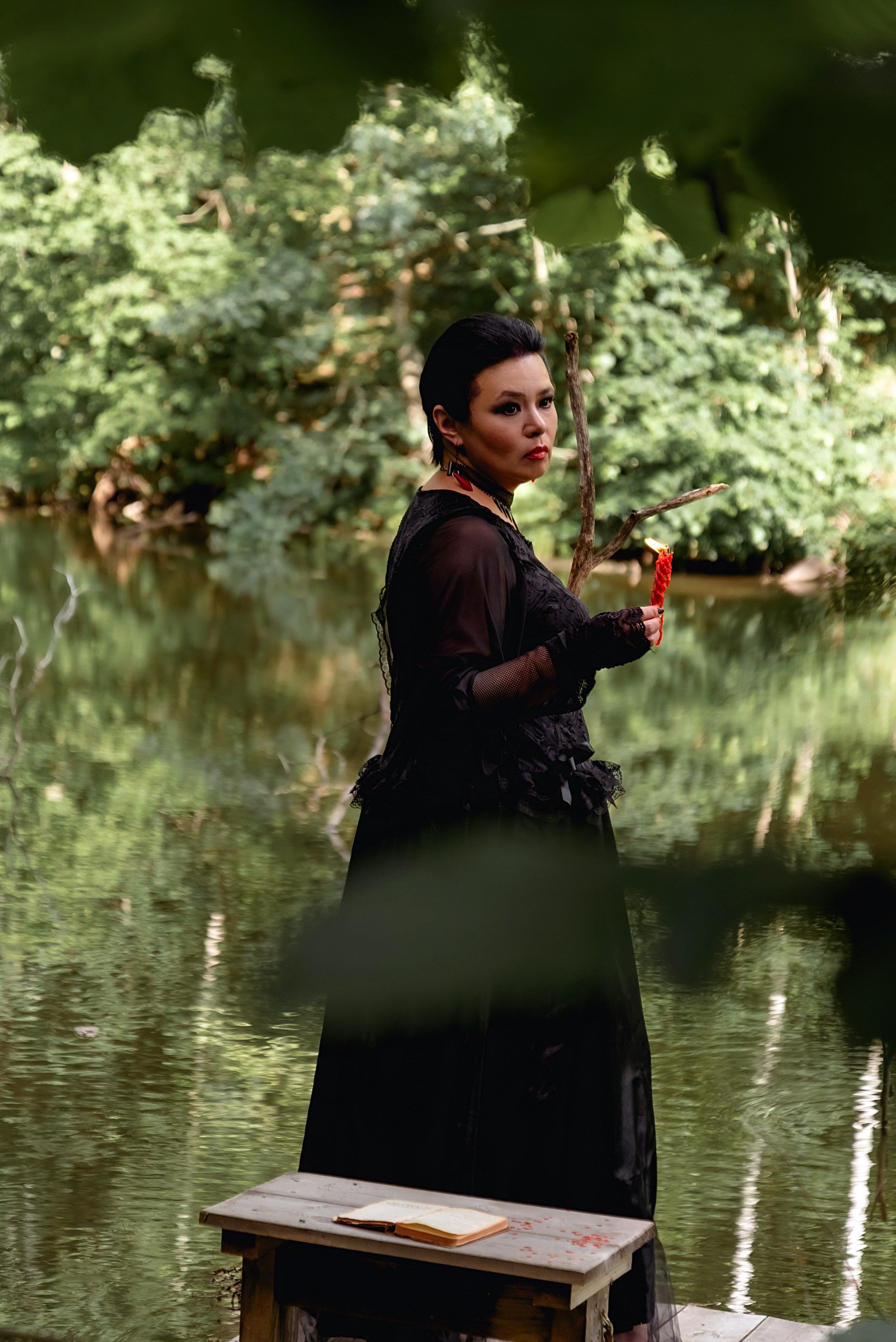 Фотосессия в стиле ведьма. Фотограф Тула творческие фотосессии недорого Ольга Ромашина