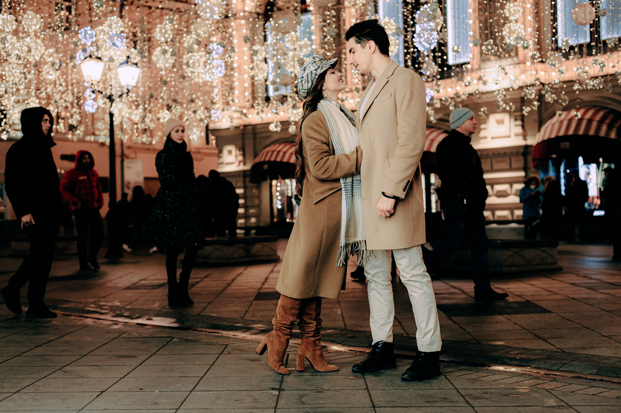 Новогоднее Лавстори г. Москва. Семейный фотограф Ульяна Вишнякова