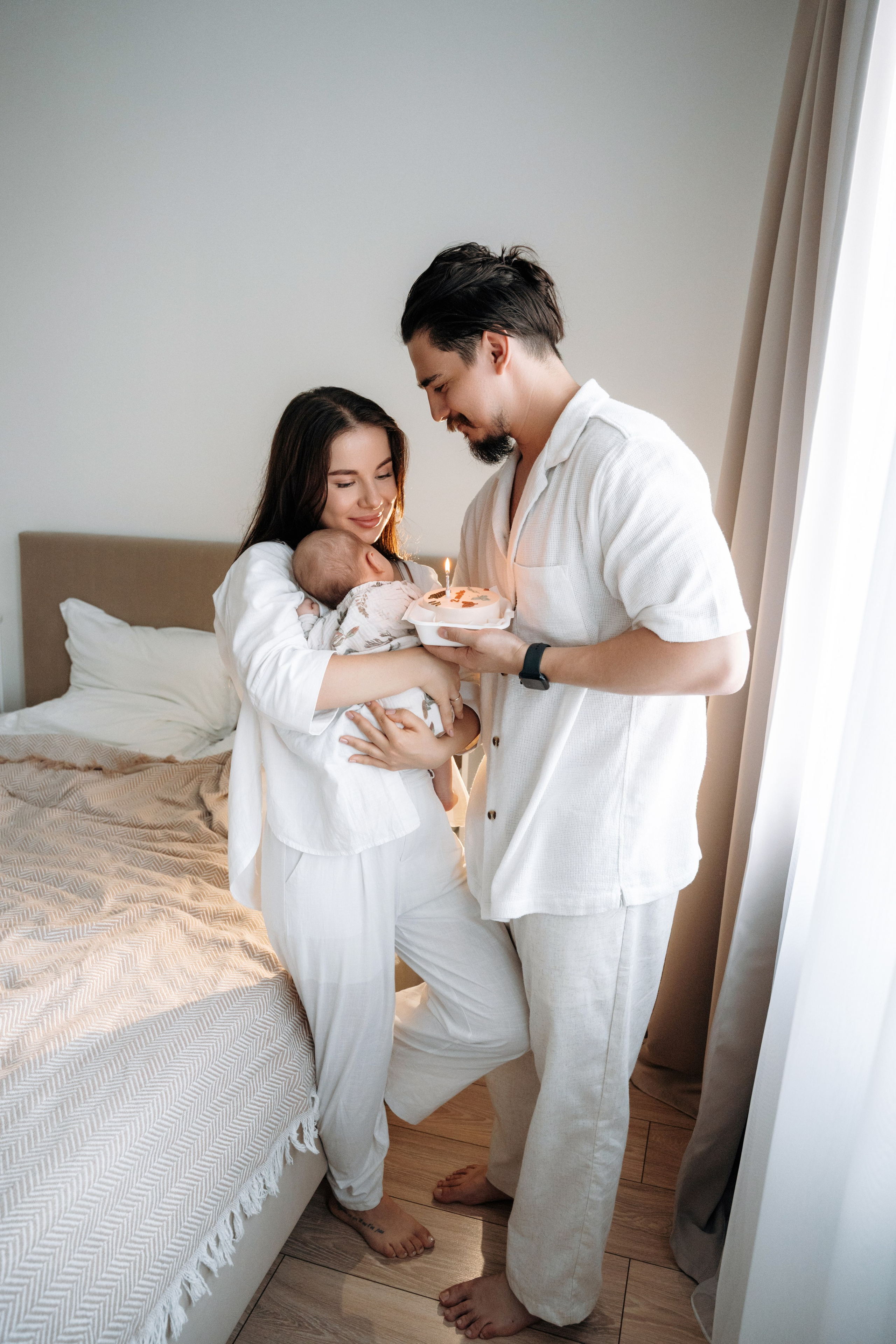 Малыш Марс дома с родителями. Семейный и свадебный фотограф в Ульяновске Арина Авдеева