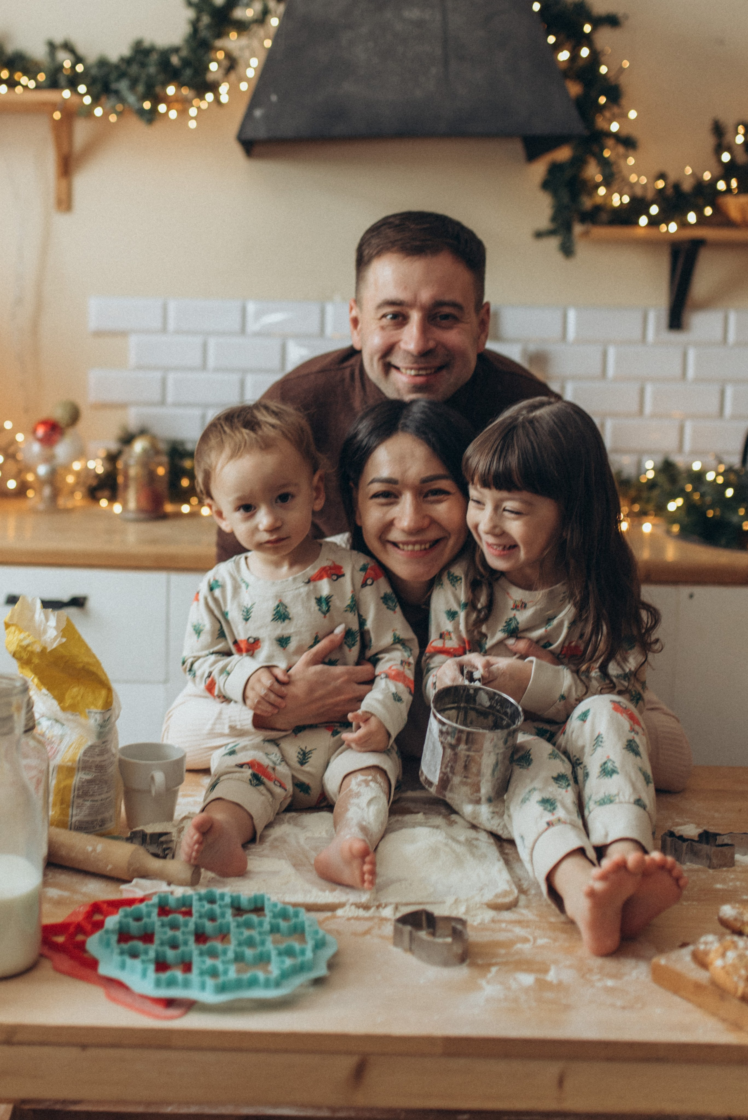 Мария, Жени и детишки. Веселый новый год. Семейный фотограф в Москве Екатерина Север