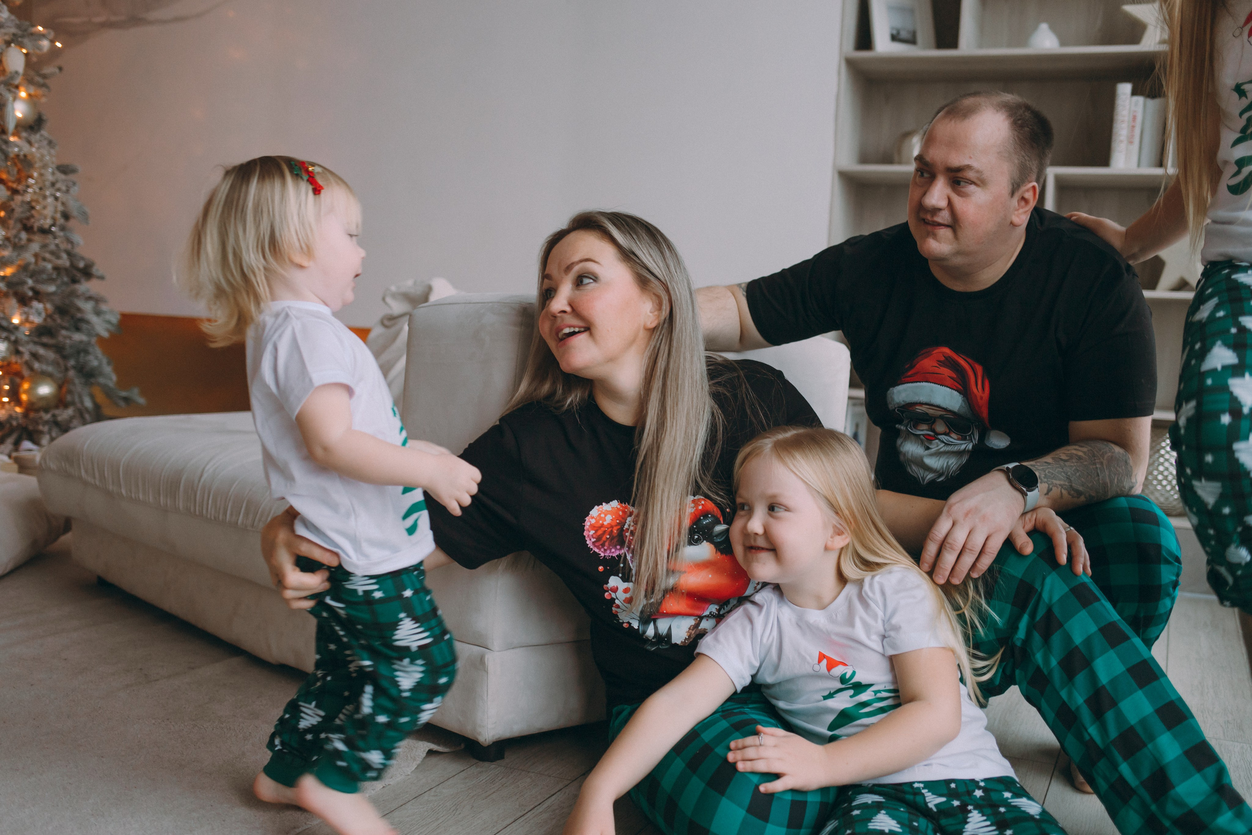 НОВОГОДНЯЯ СЕМЕЙНАЯ. Семейный Фотограф в Санкт-Петербурге Пушкин Анастасия Дьяконенкова