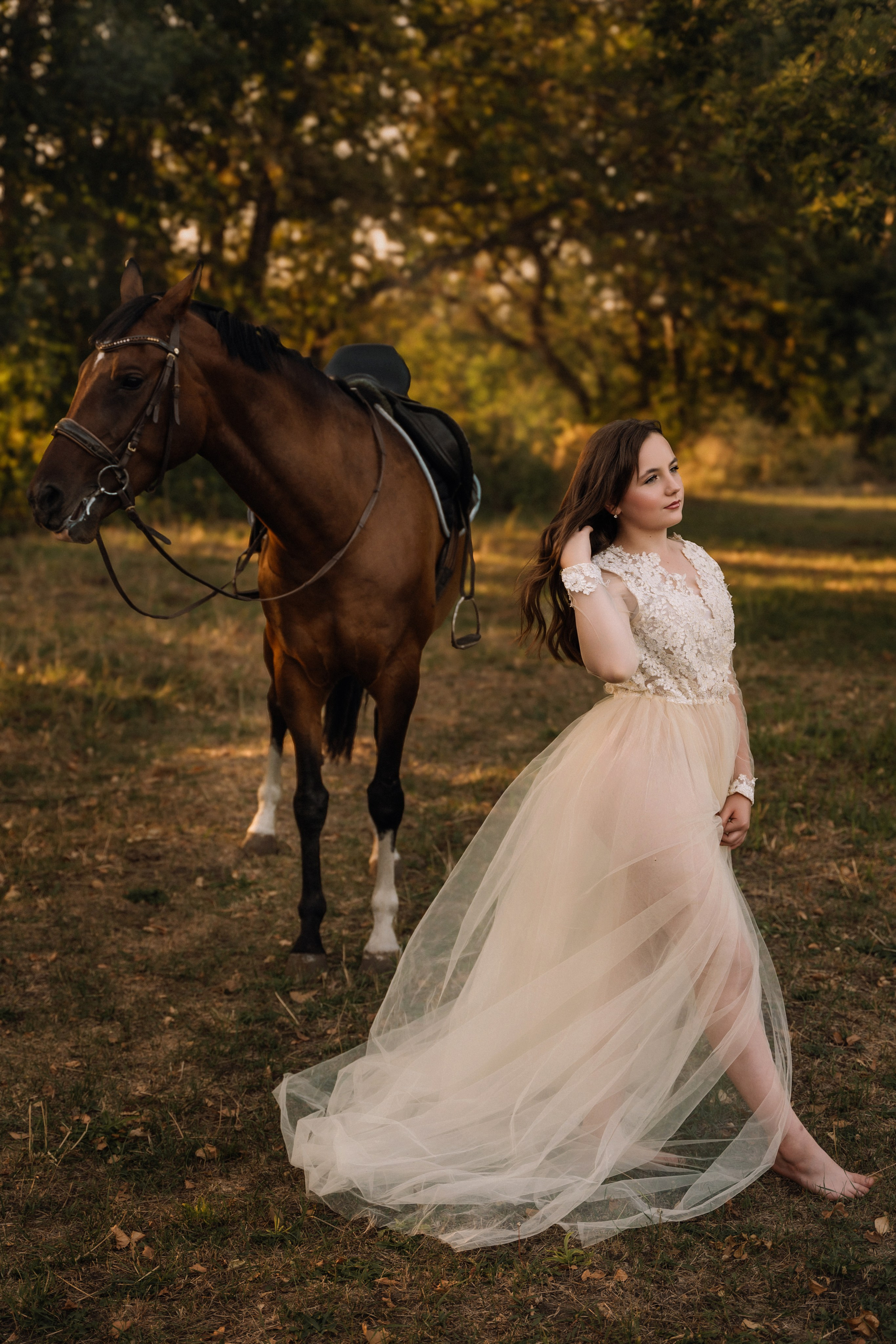 Евгения. Фотосессия с лошадьми. Семейный фотограф в Белгороде Амелина Алина