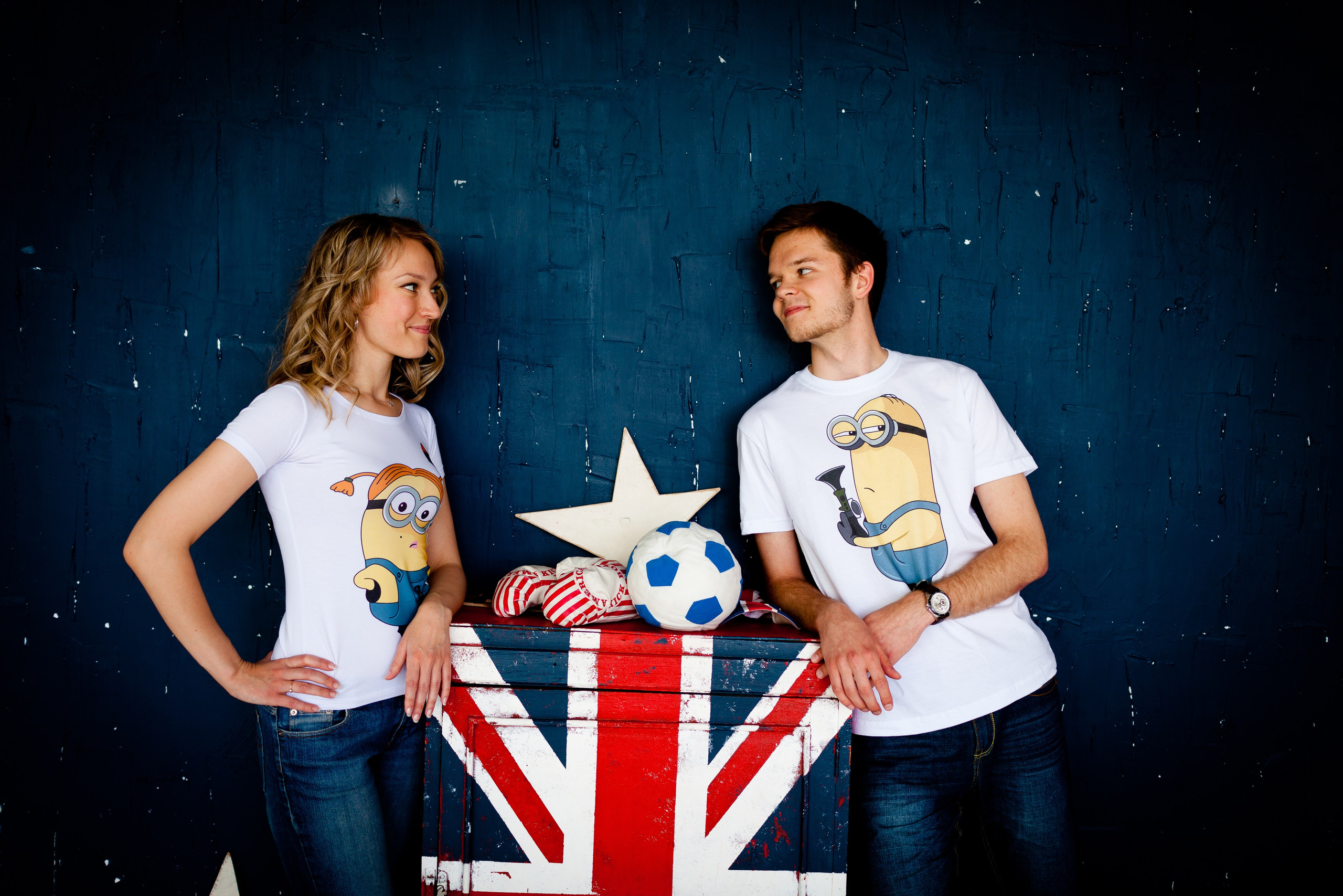 Фотосессия Димы и Сони в студии. Фотограф Денис Гавриленков в Москве