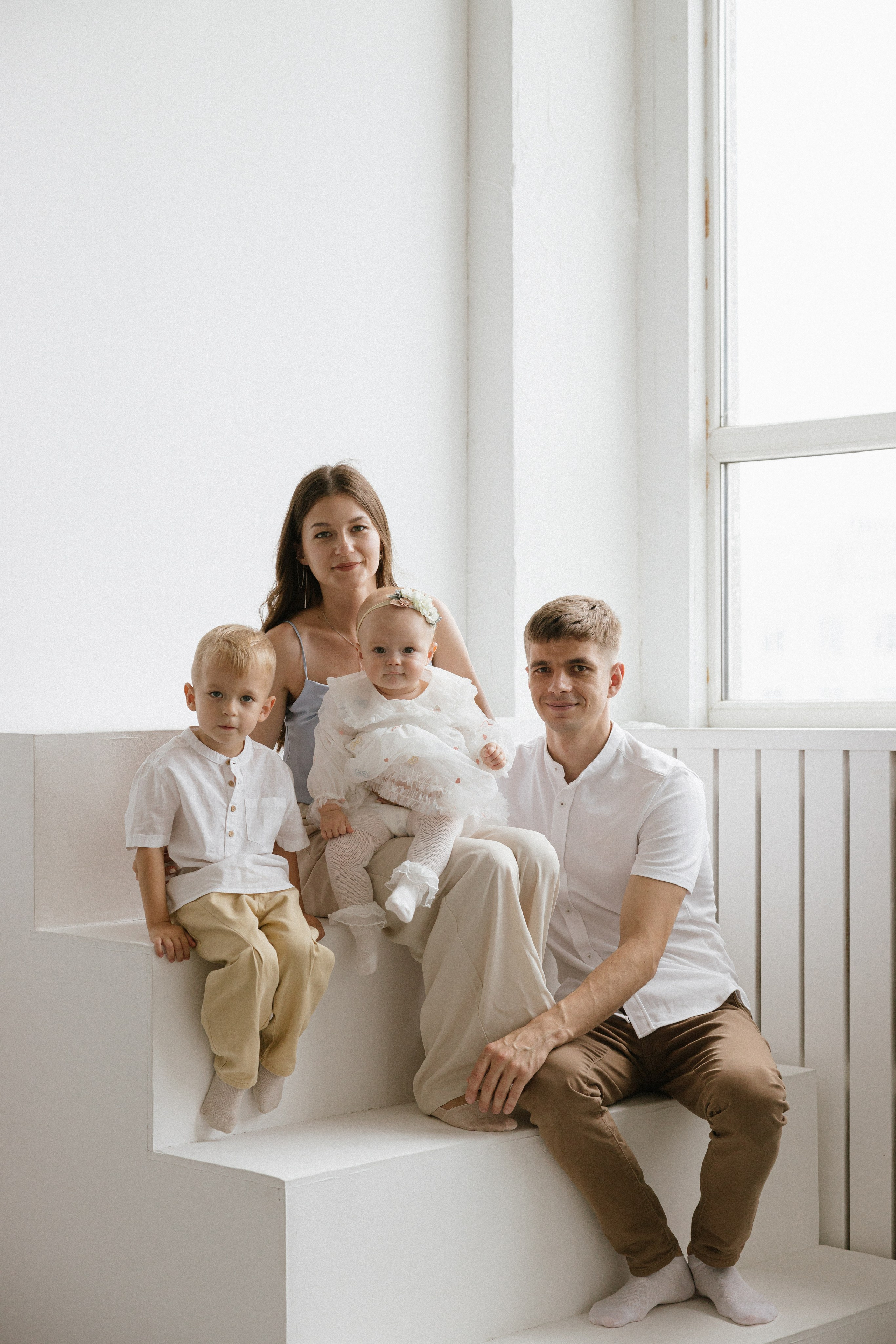 Павел + Анастасия + Демьян + Агата. Семейный и детский фотограф Юлия Шох