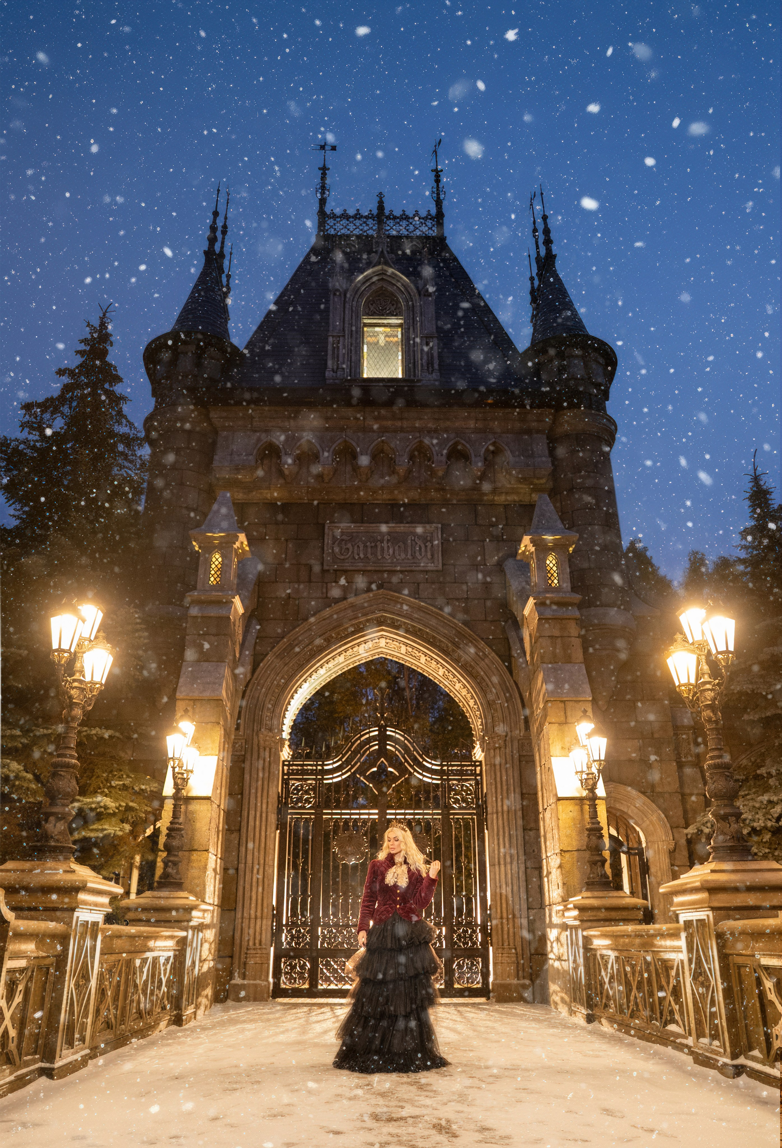 Новогодняя фотосессия в Замке Гарибальди. Фотограф Батурин Денис — Фотосессия в Замке Гарибальди