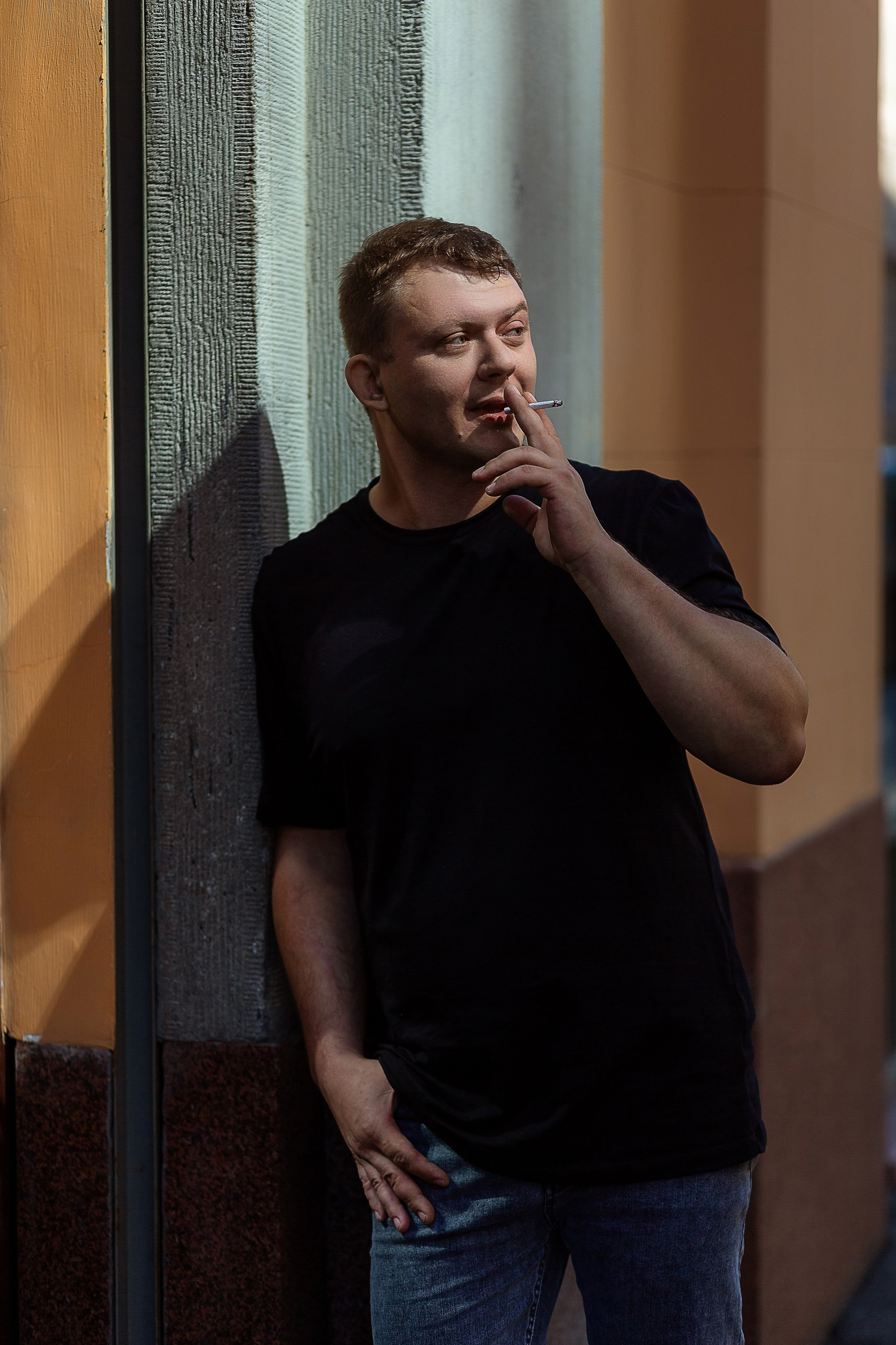 Мужской портрет. Душевный фотограф в Санкт-Петербурге. Свадебные и семейные фотосессии