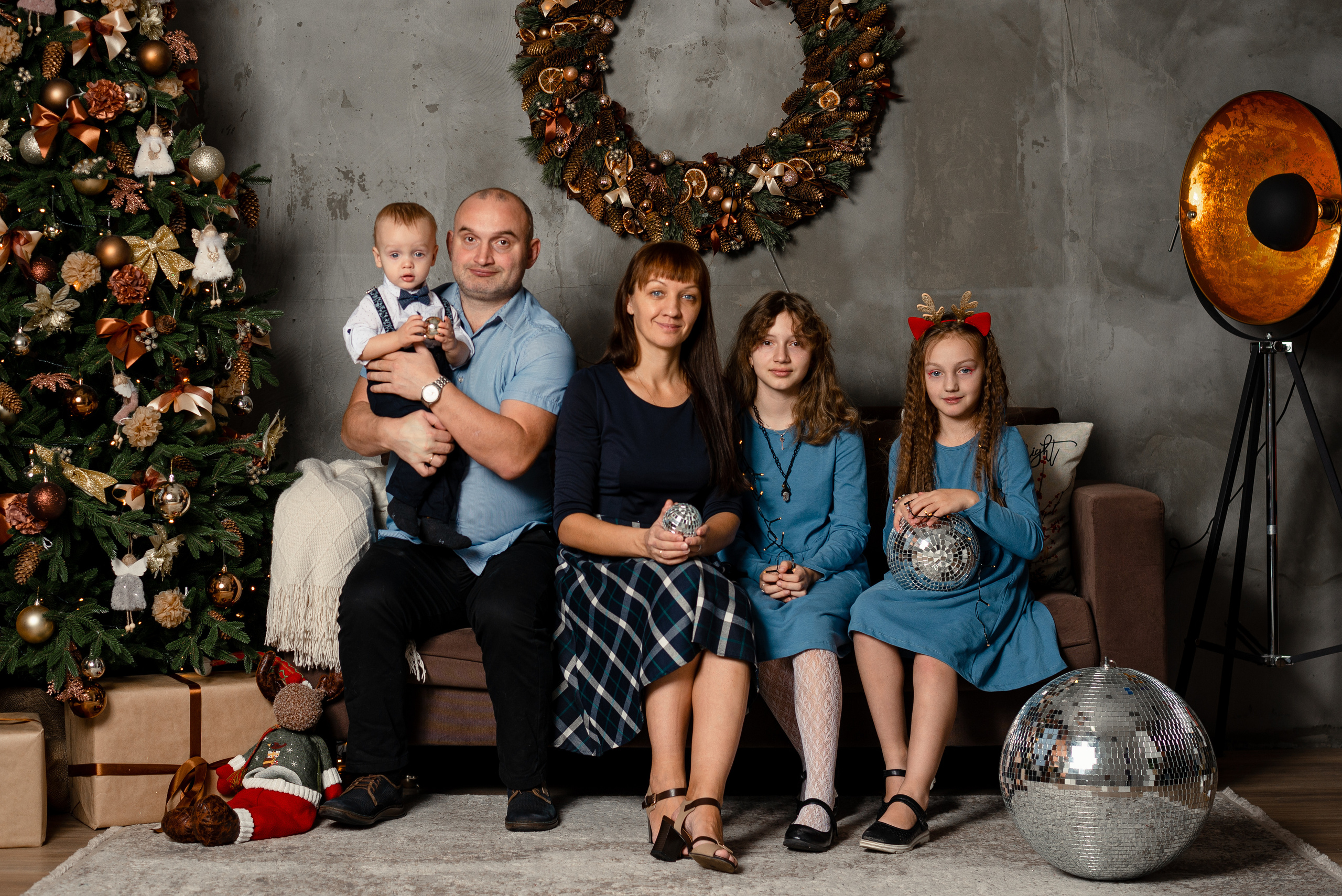 Новогодняя семейная. Семейный и детский фотограф Иваново Ксения Азаренкова