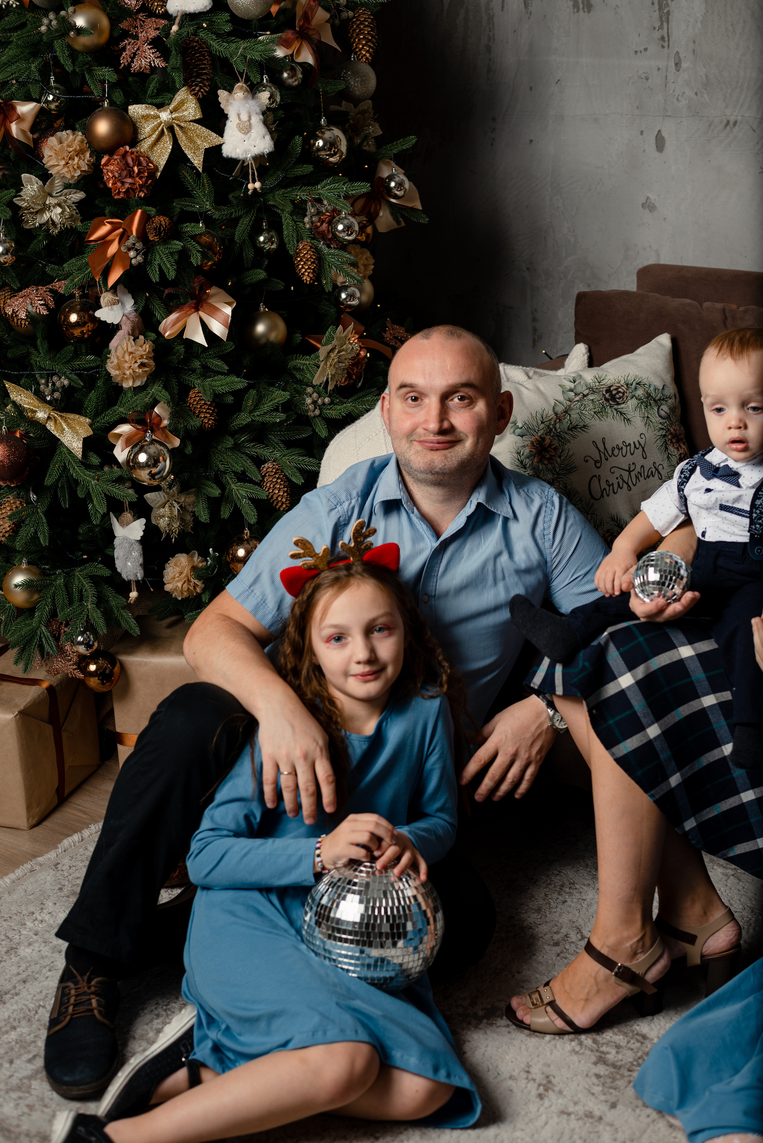 Новогодняя семейная. Семейный и детский фотограф Иваново Ксения Азаренкова