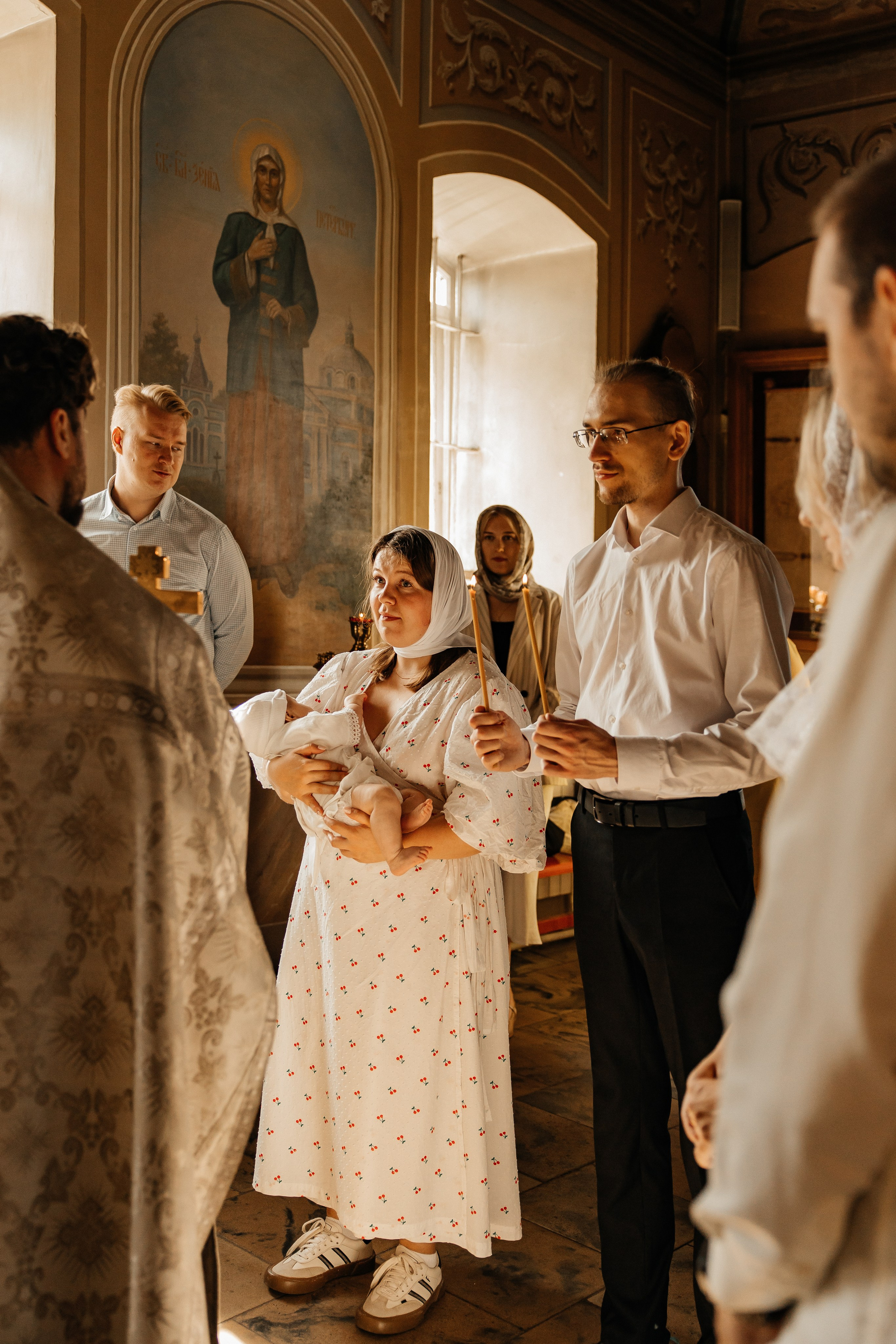 фотосессия крещения, крещение младенца, церемония крещения, фотограф на крещение, таинство крещения фотосессия