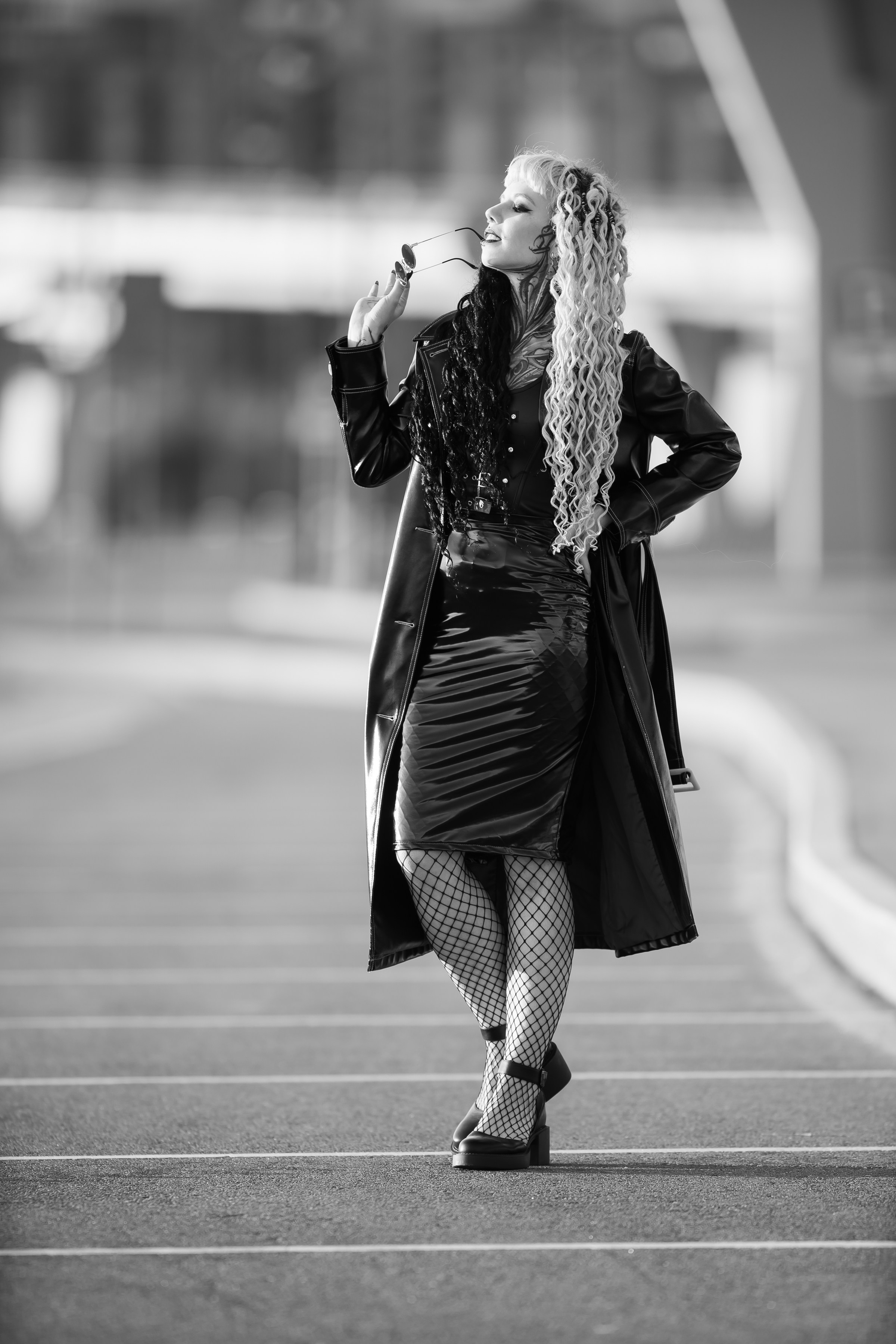 Оля. Паркинг. Портретный фотограф в Санкт-Петербурге Александр Быстрицкий