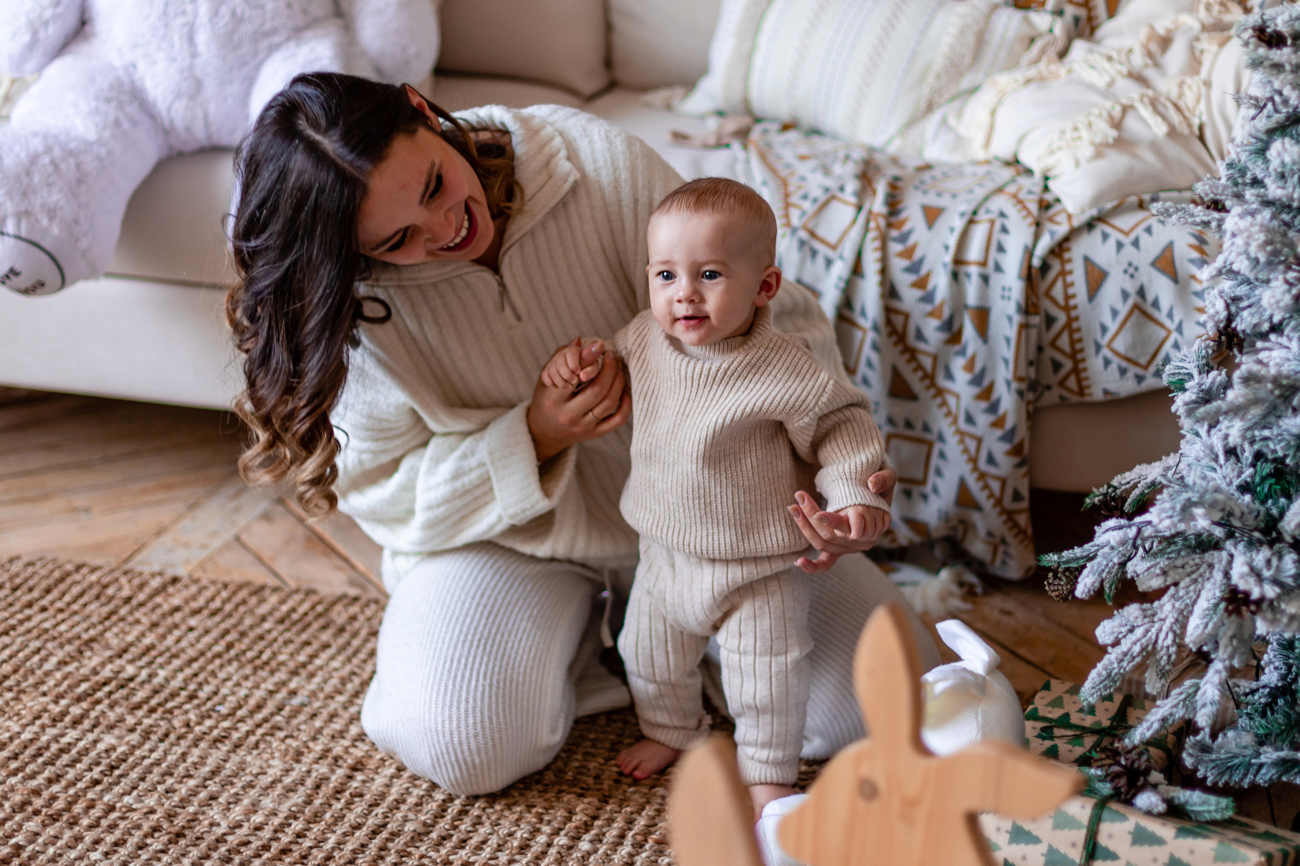 Семейная Новогодняя фотосессия. Семейный и детский фотограф в Хабаровске Алевтина Проскурякова