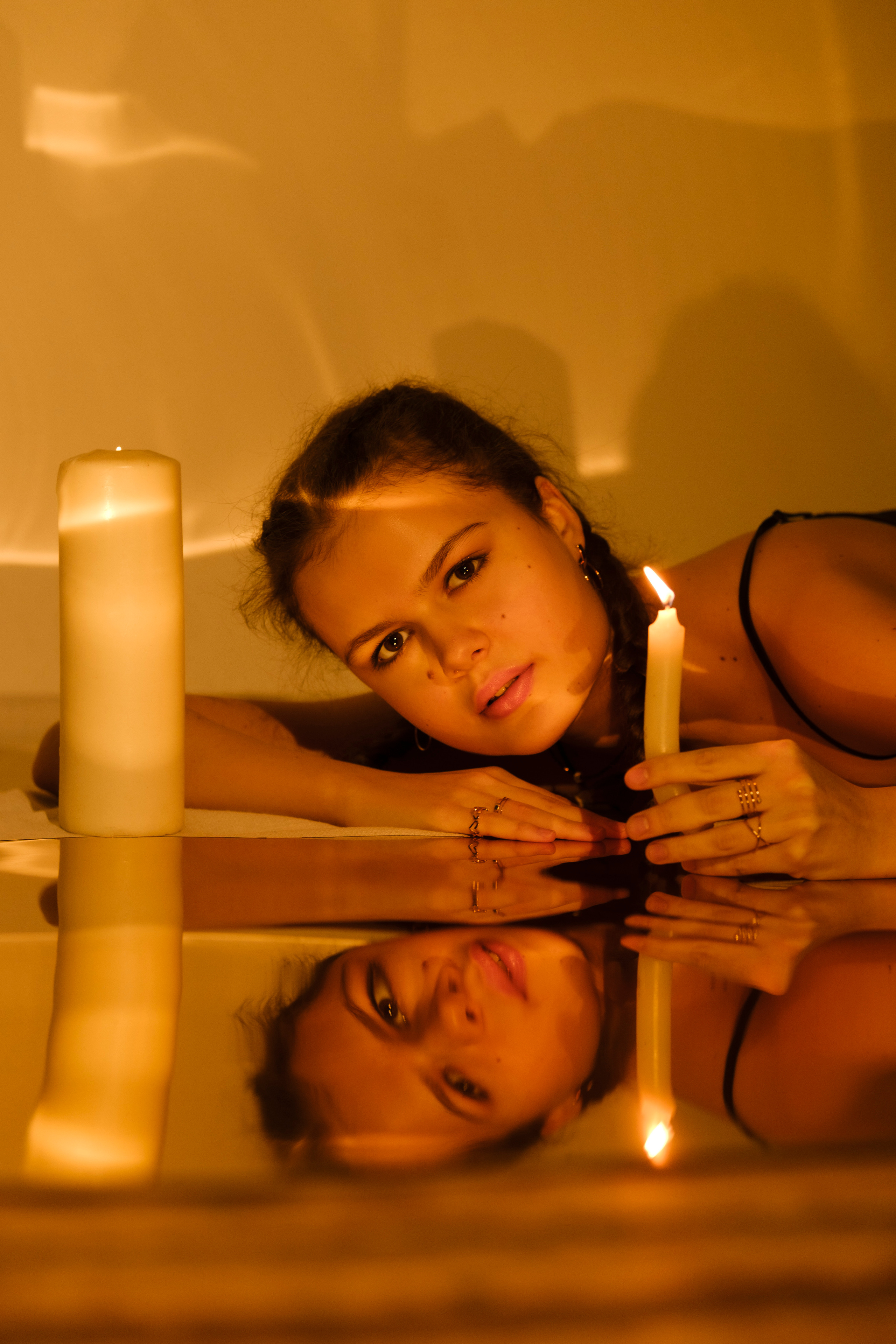 Студийная съемка на циклораме. Фотограф беременности в Санкт-Петербурге Измайлова Анастасия