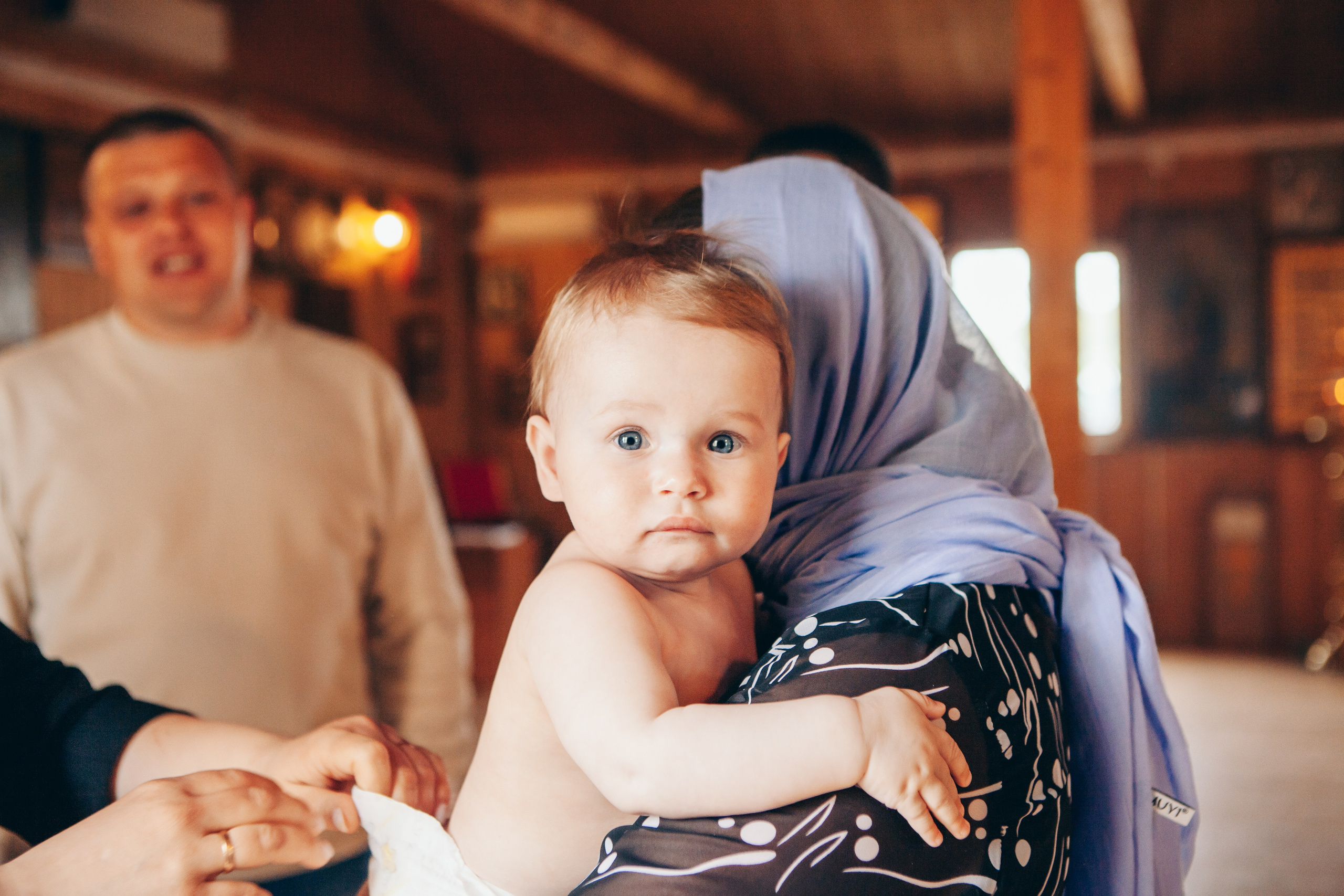 Крещение ребенка в церкви в москве. Фотограф Ольга Ефремова