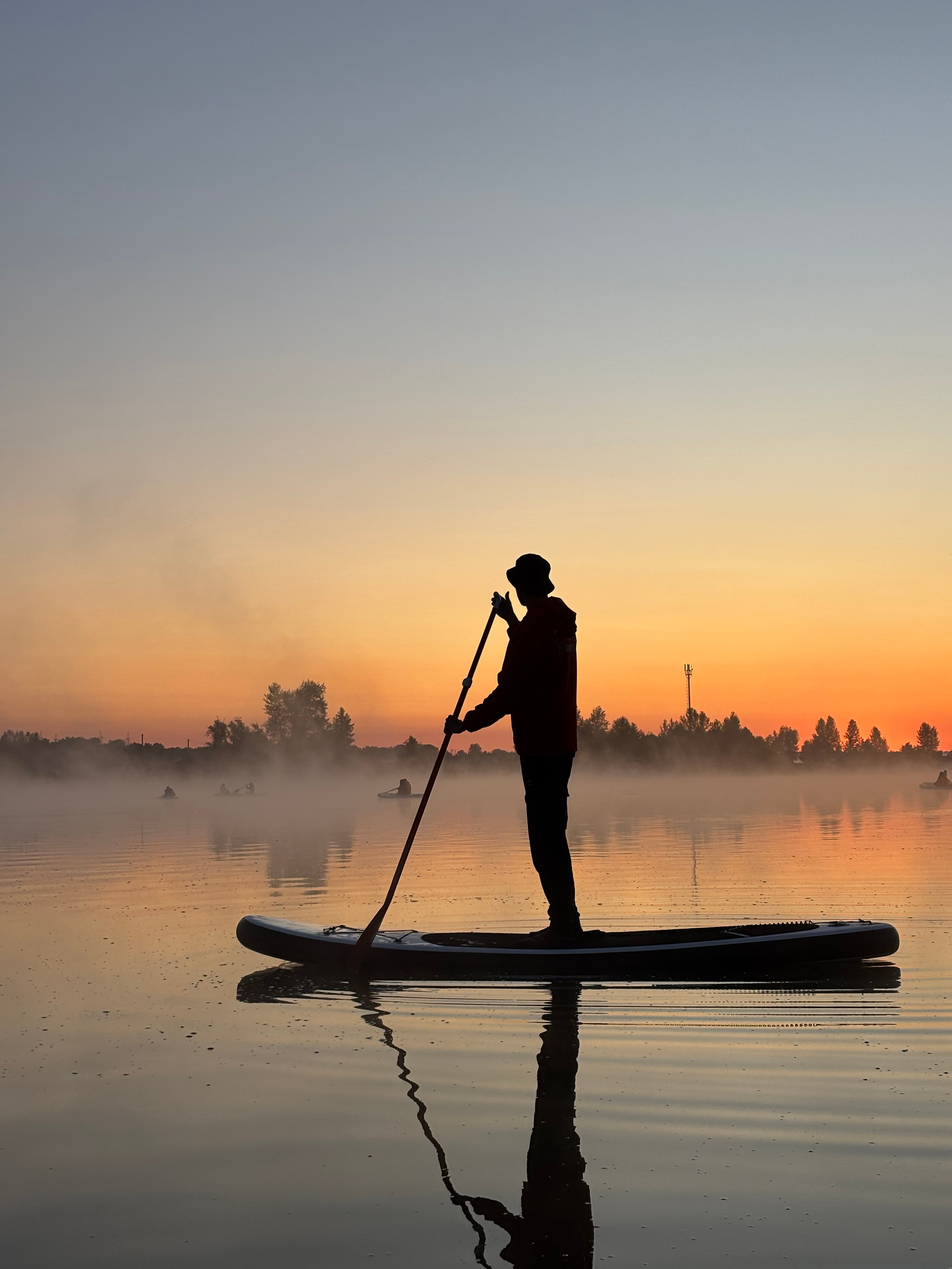 Рассветы на сапбордах в Уфе