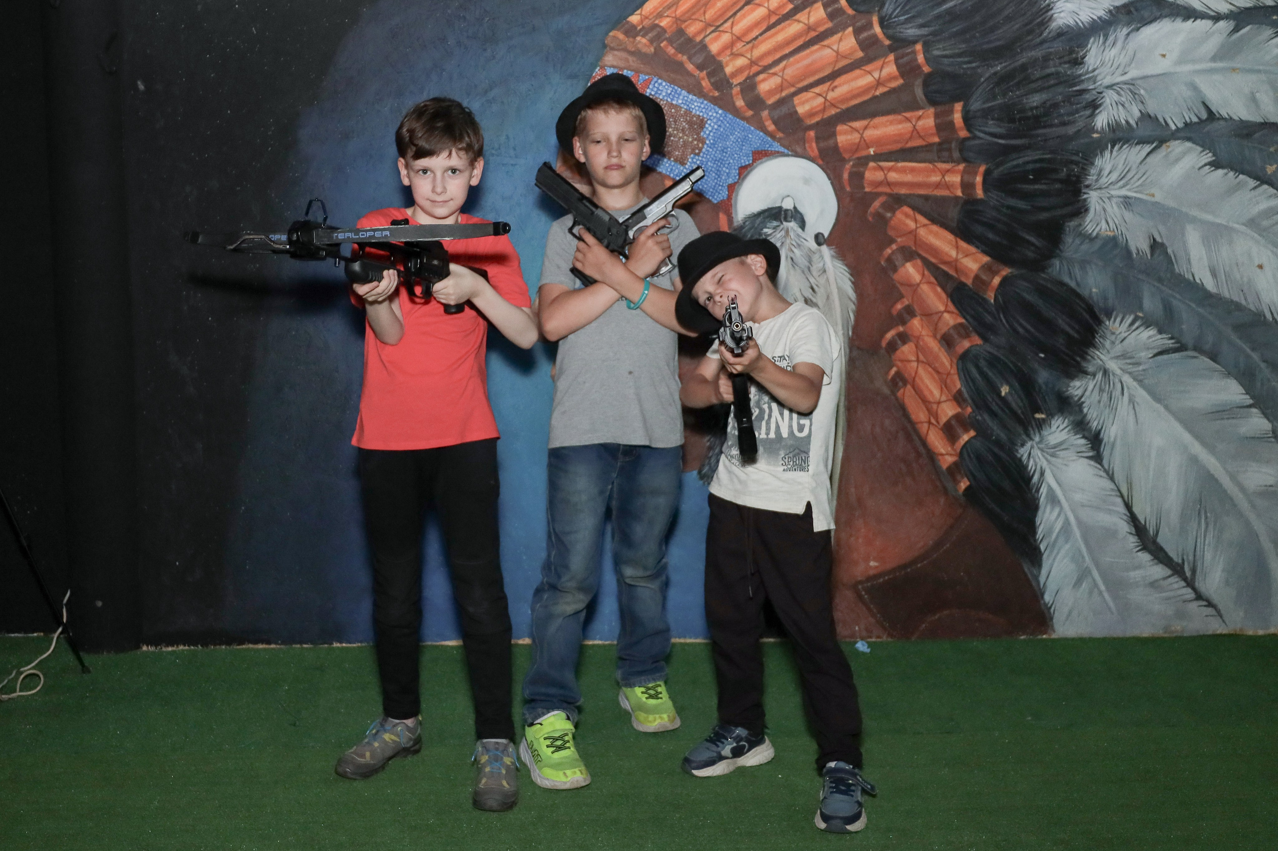 День рождение в стрелковом клубе. Фотограф Надршина Лилия