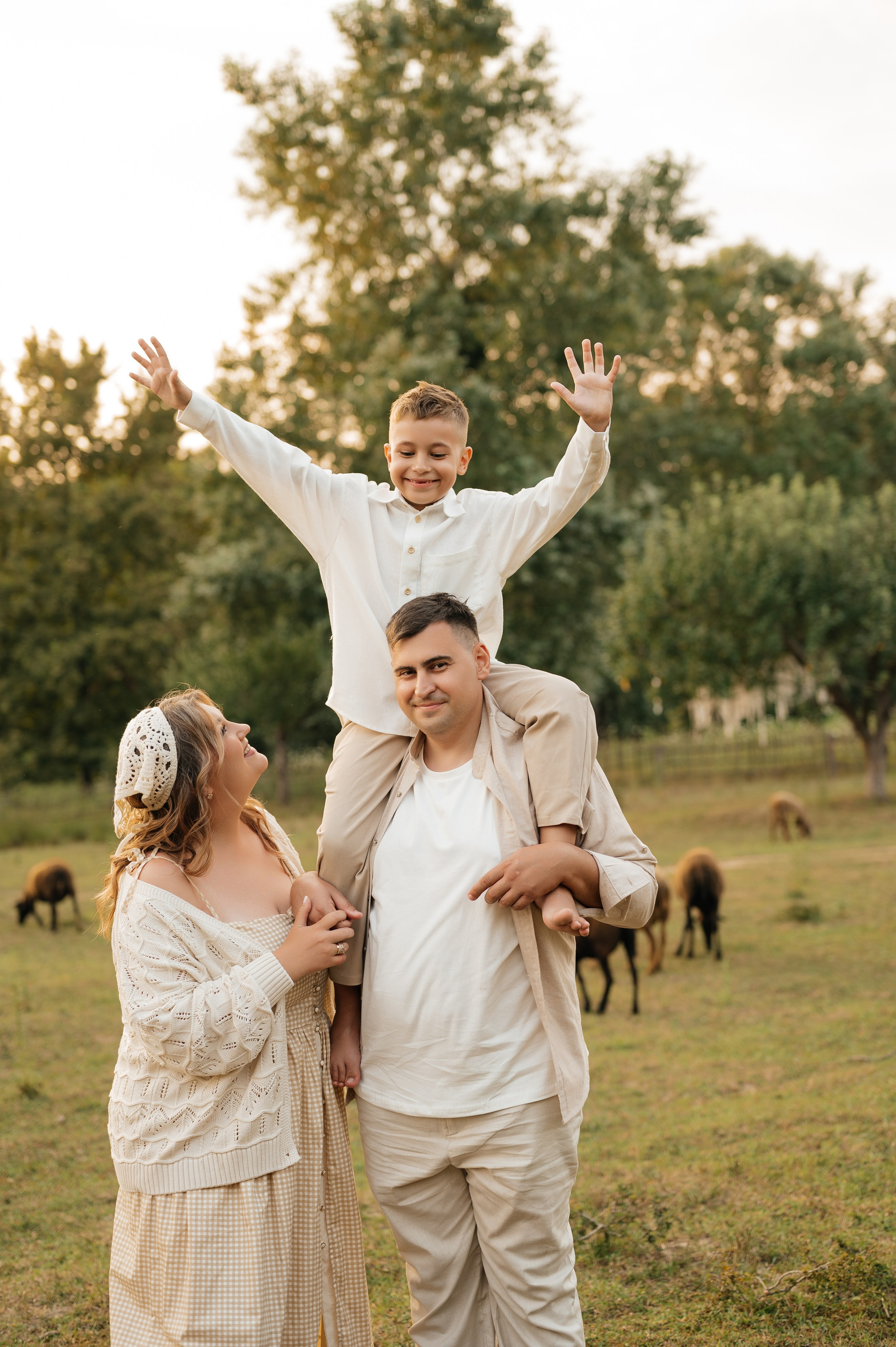 Семейная фотосессия на ферме. Свадебный и семейный фотограф в Краснодаре Алина Мельник