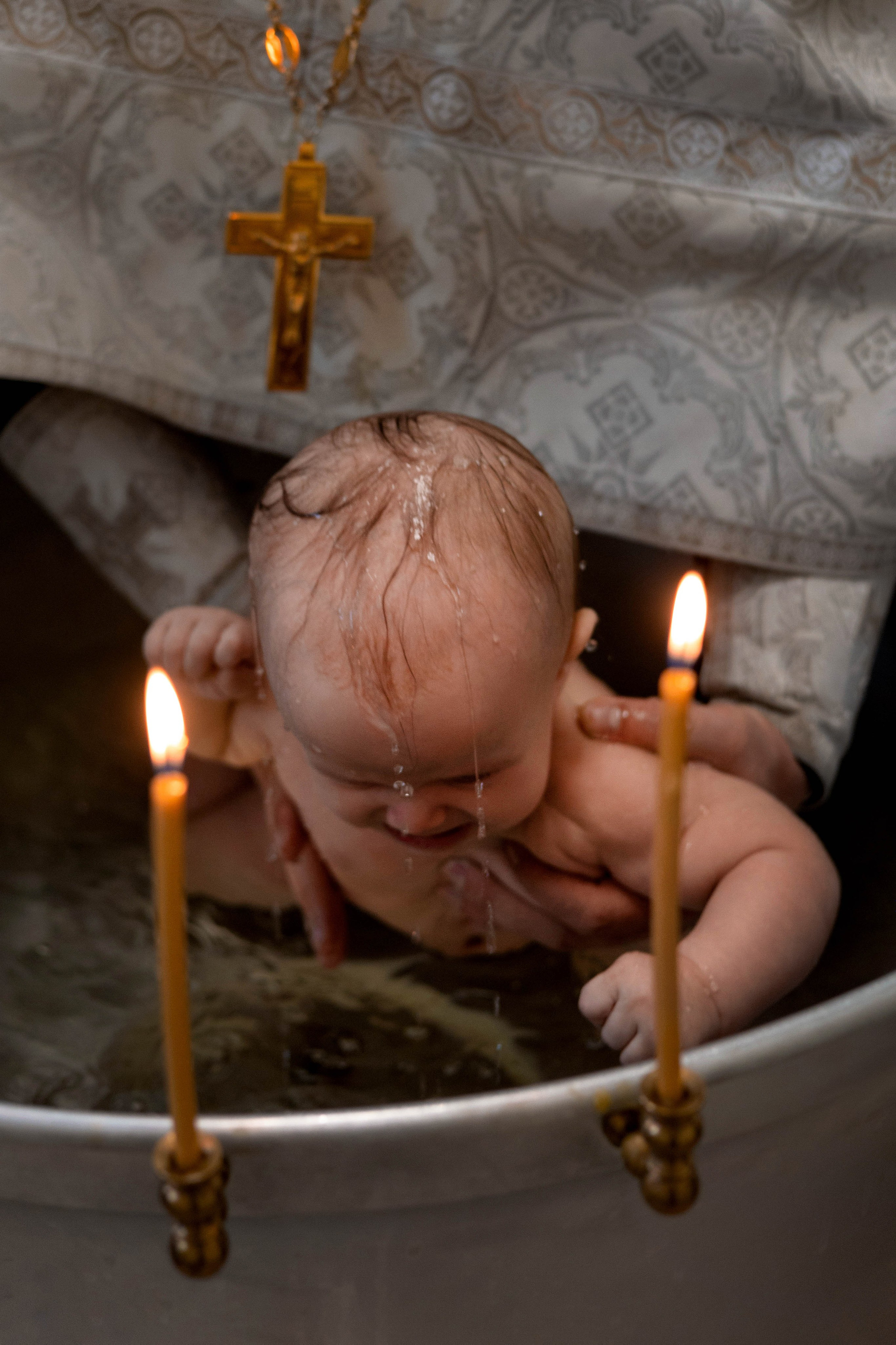 Крещение Саратов новорожденные детская фотосессия ньюборн таинство
