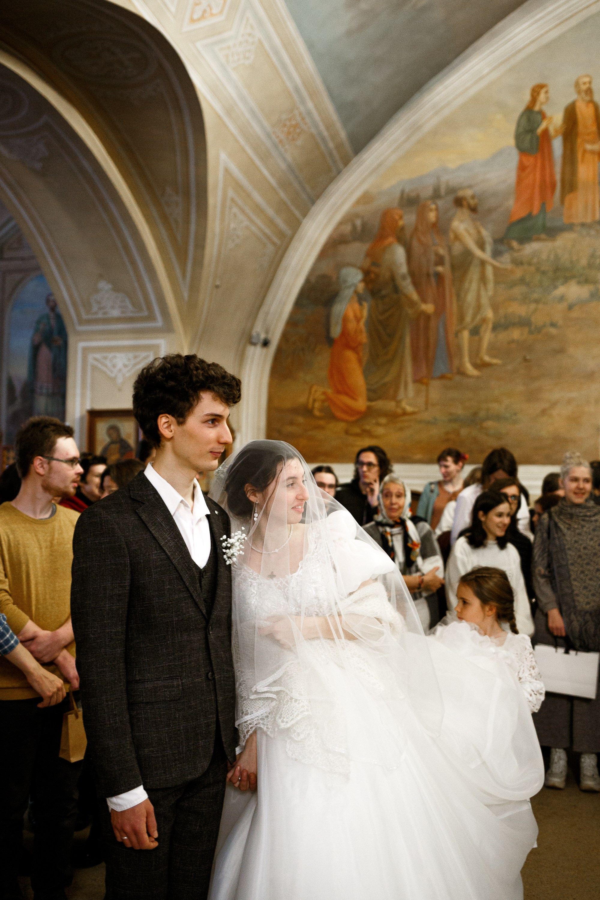 Венчание в храме Космы и Дамиана в Шубине