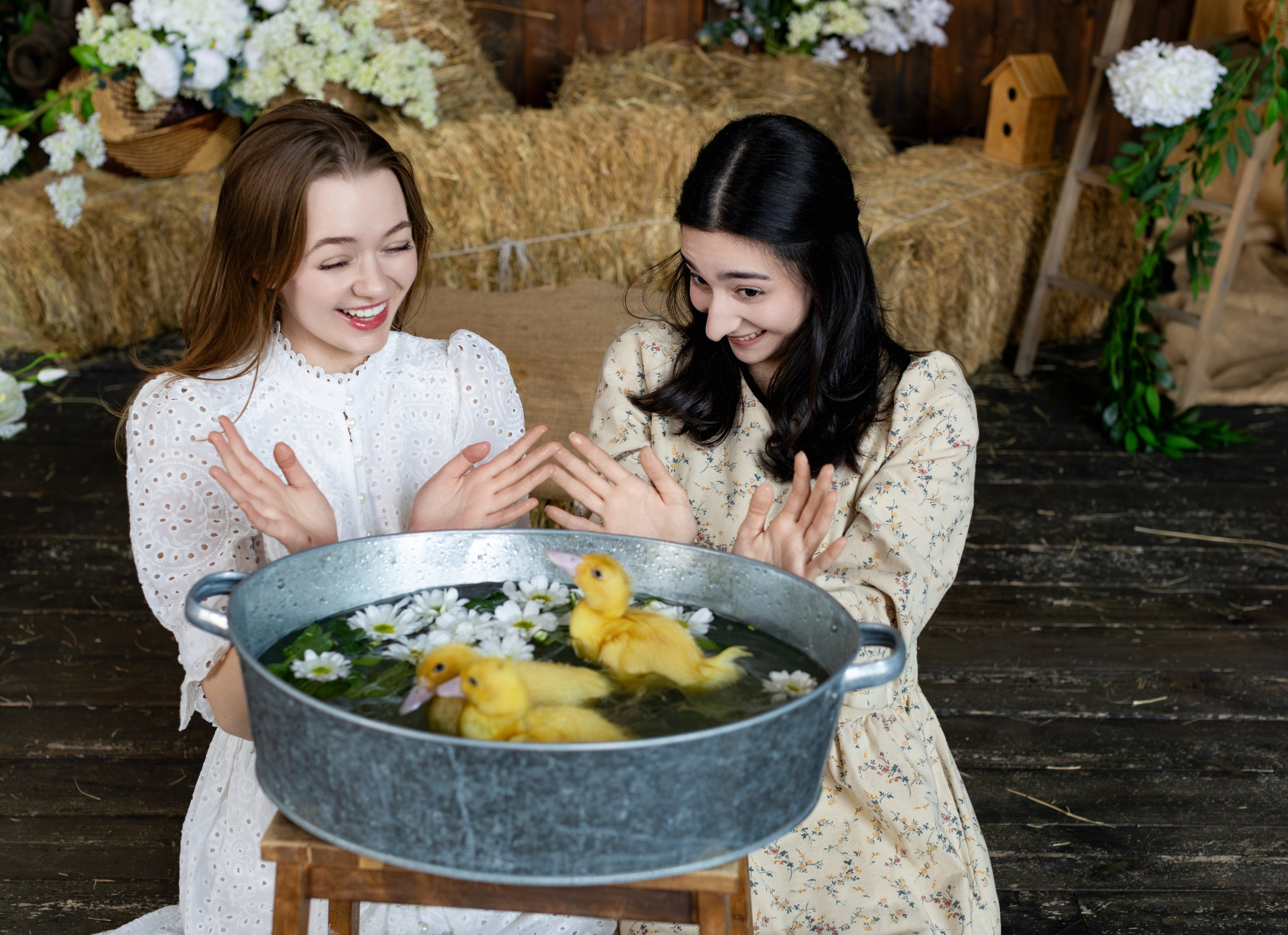 Фотосесии с Утятами и Кроликами (Пасхальные Фотосессии). Семейный и Детский фотограф в Москва Скворцова Татьяна