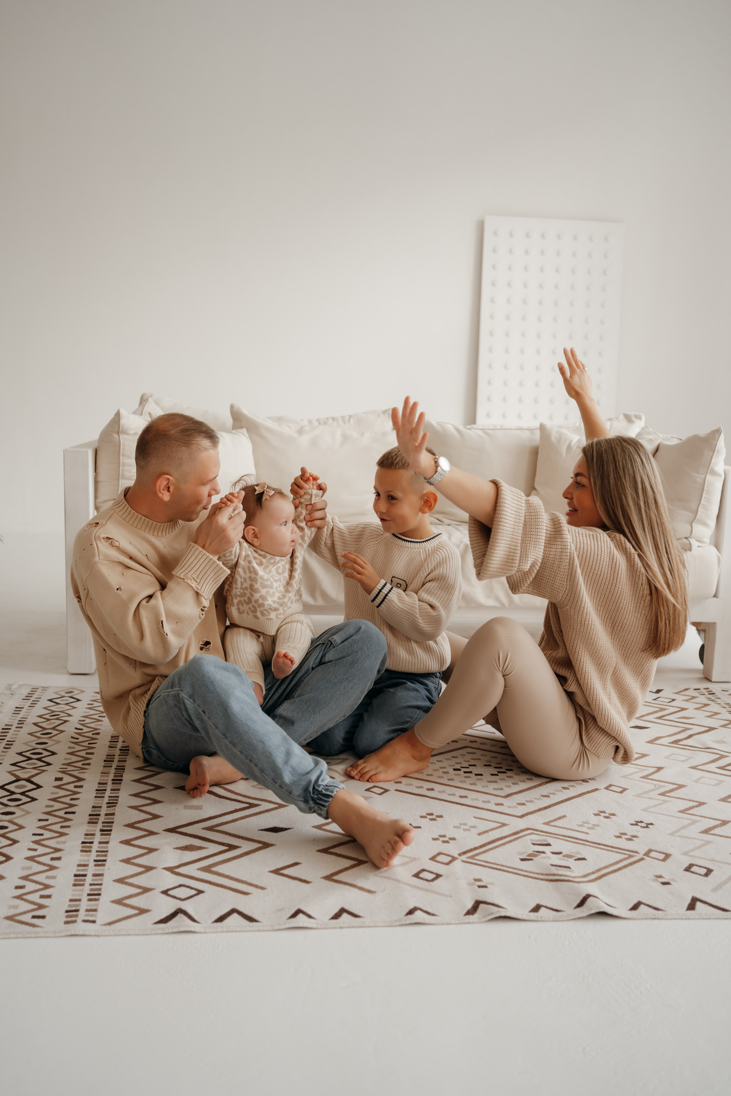 Семейная и детская фотосъемка в студии в Архангельске. Портретный и свадебный фотограф в Архангельске Елизавета Стрекаловская