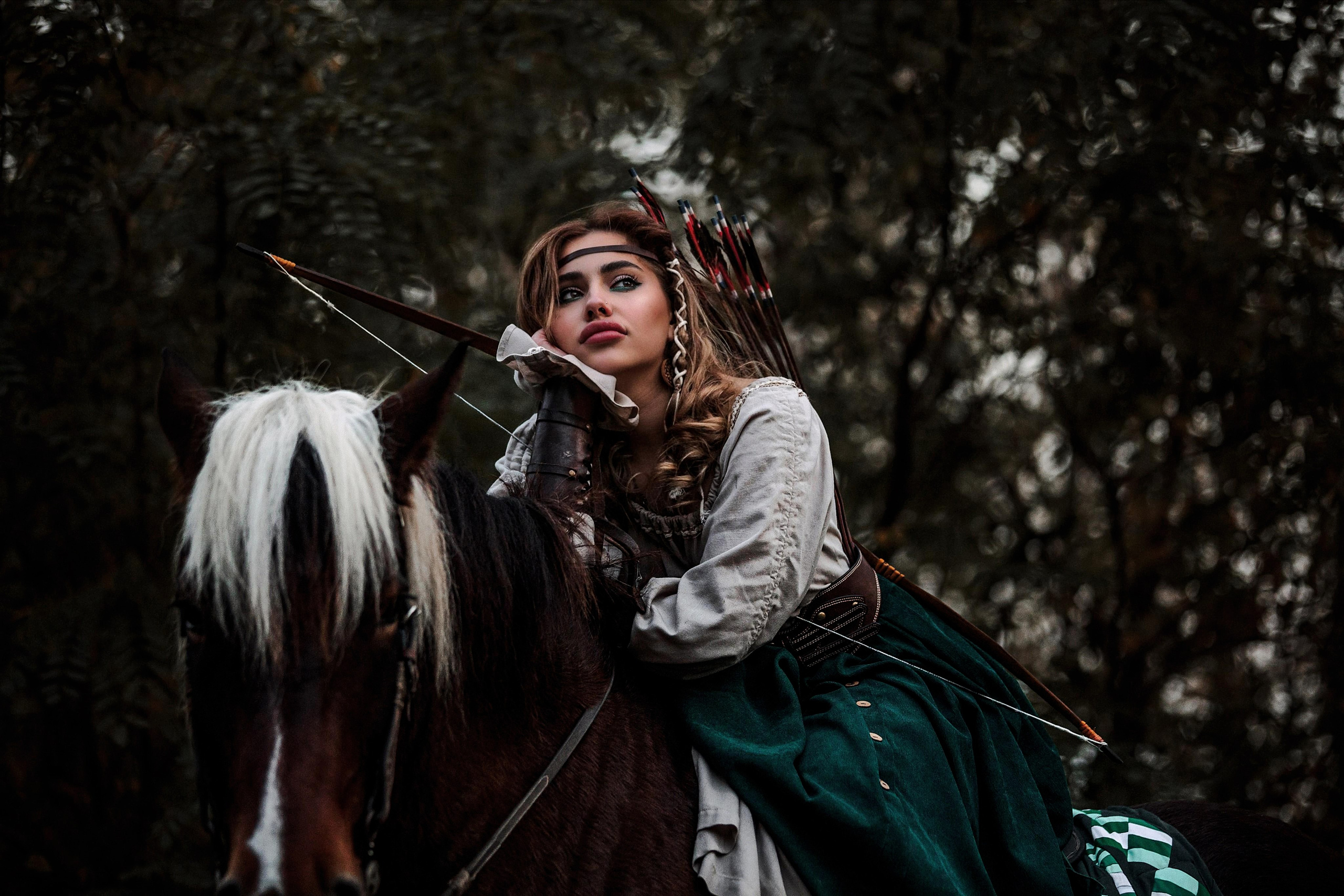 Лучница. Конный и театральный фотограф Анапа