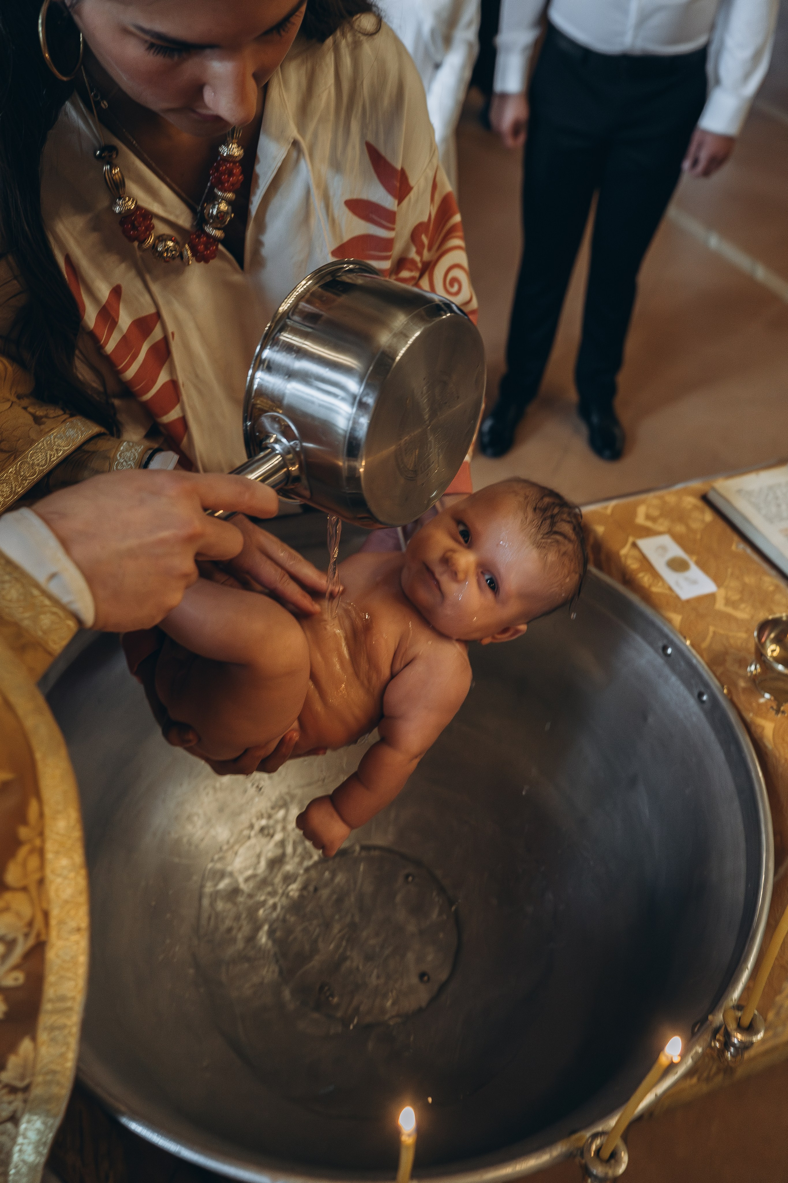Таинство крещения Максима. Фотограф Ольга Рубцова в Москве и Московской области