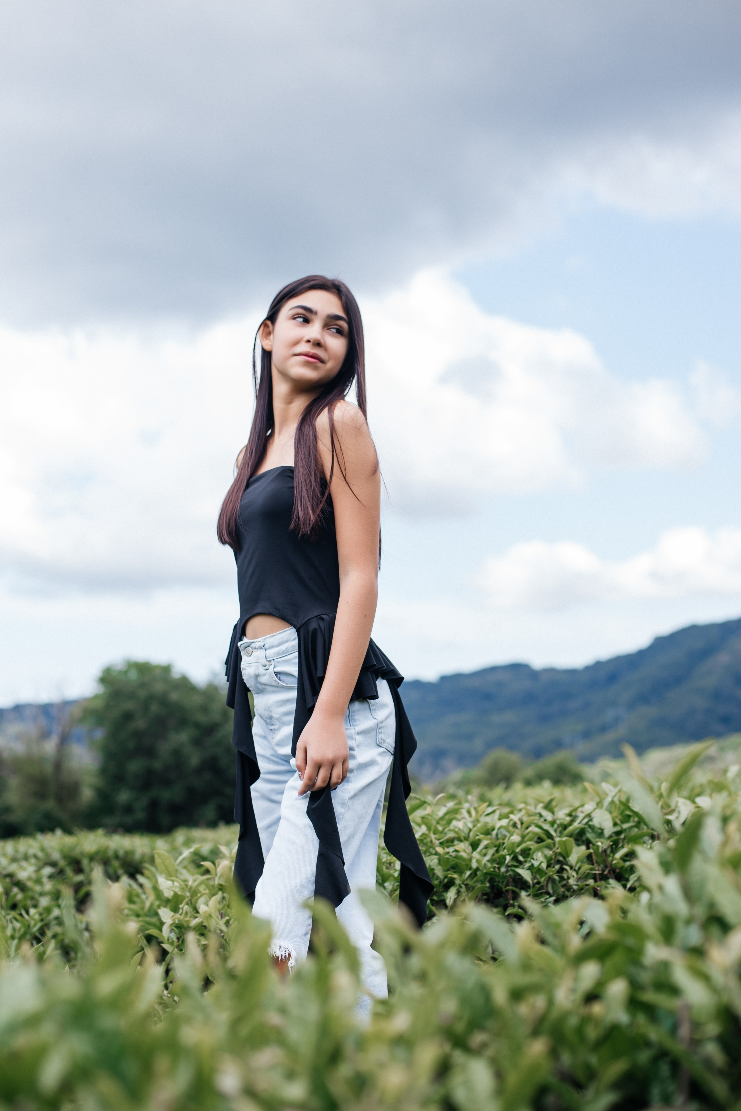 Tea plantation. Efimova Model Agency