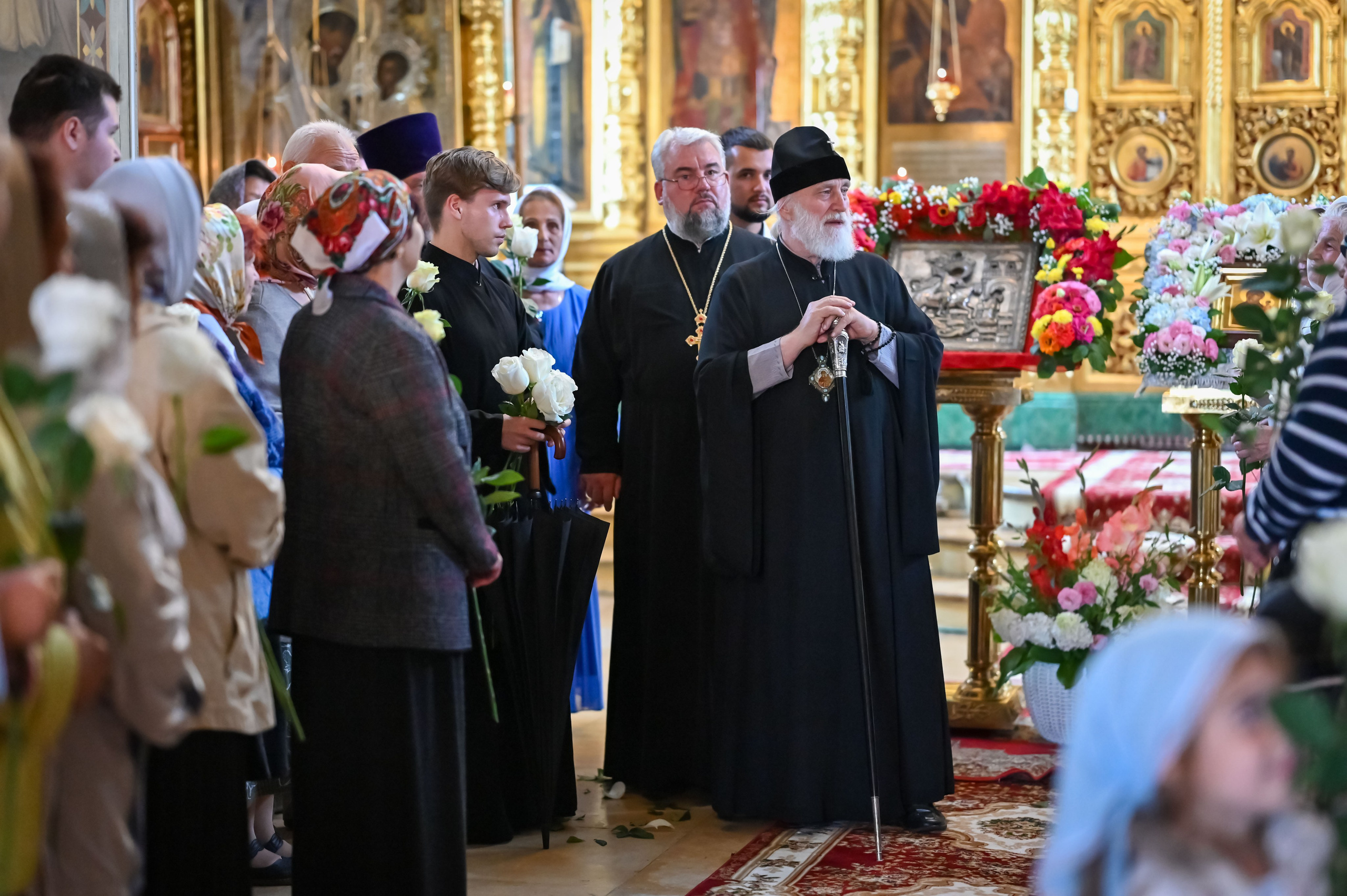 Митрополит Крутицкий Коломенский Павел в Георгиевском храме с. Ванилово. Семейный фотограф в г. Воскресенск Наталия Молева