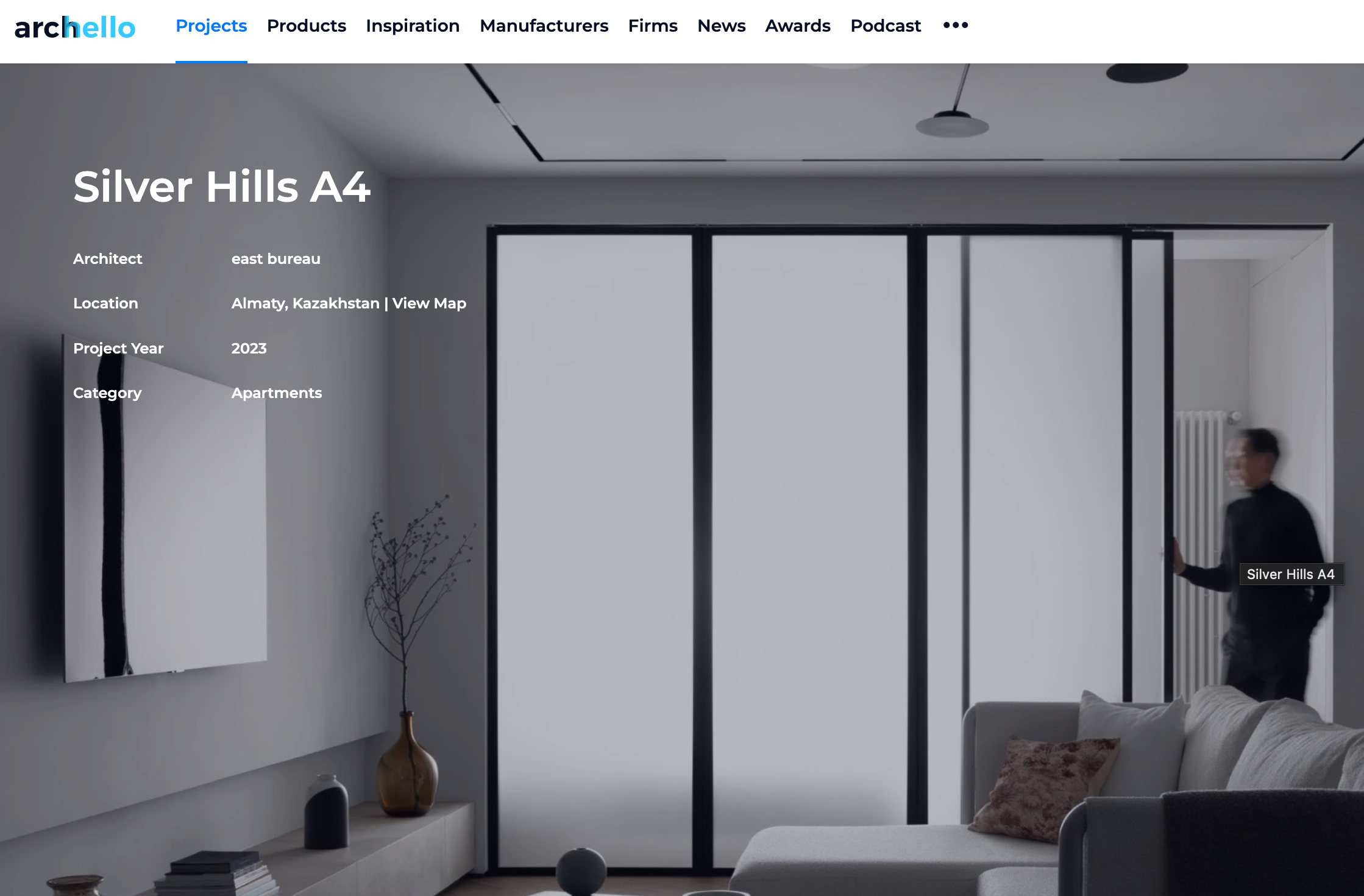 Интерьер квартиры 96 м² в стиле джапанди в Алматы, минимализм и зона для творчества, проект Silver Hills, интерьерная фотосъёмка Романа Якунина