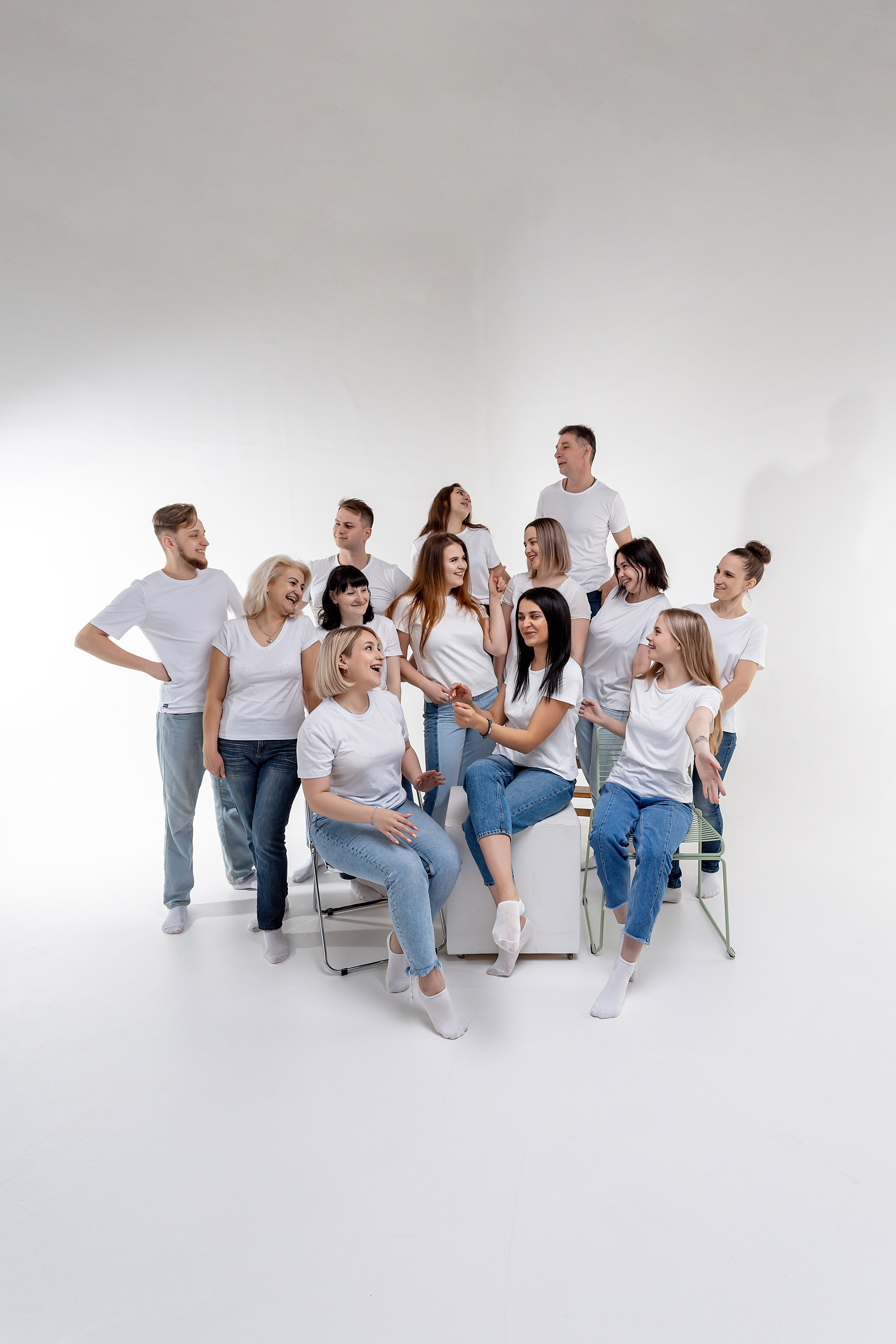 СЪЁМКА КОЛЛЕКТИВА В СТУДИИ. Свадебный фотограф в Воронеже Ирина Кривцова