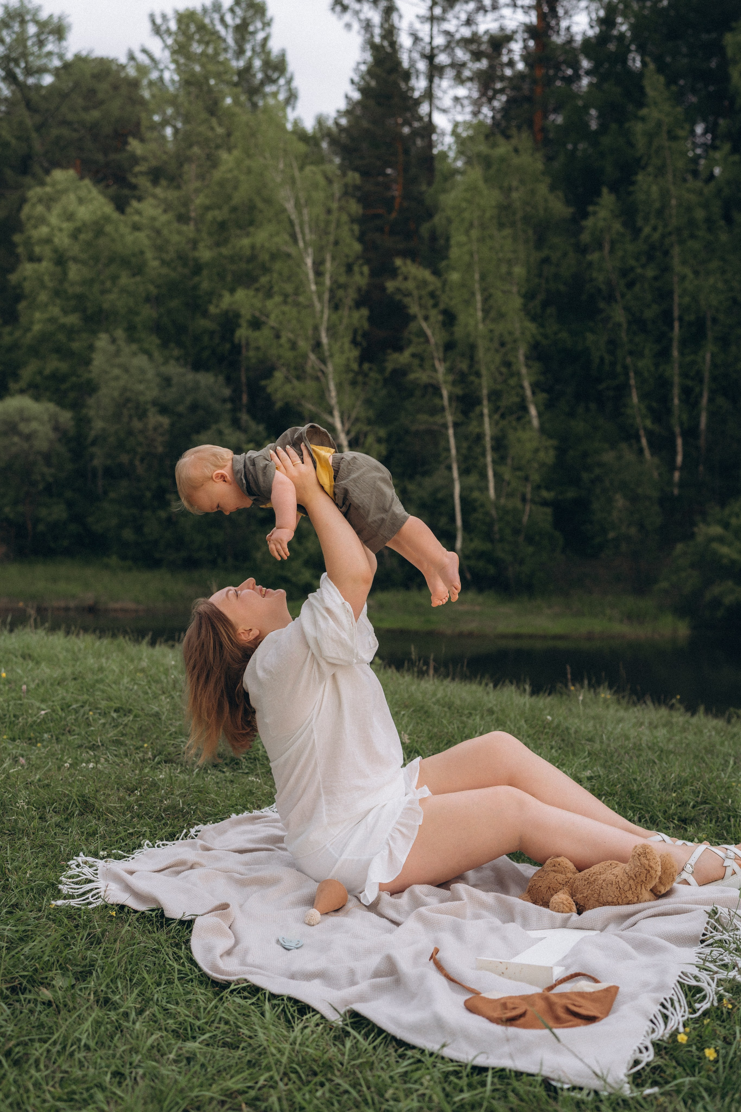 Первый год и первый дождь. Семейный фотограф в Ангарске/ Иркутске