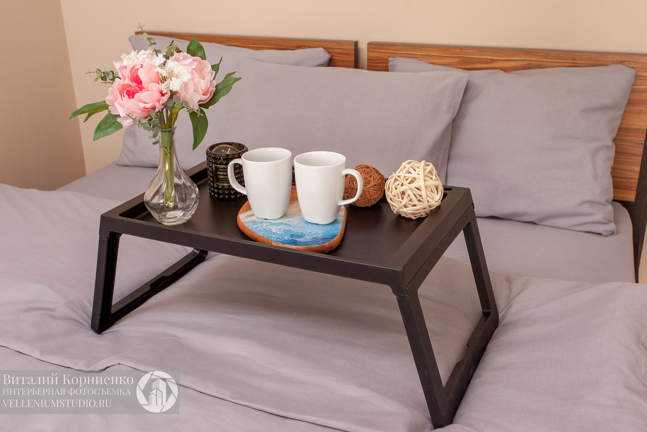 1-комнатная квартира для сдачи в посуточную аренду в Краснодаре. Интерьерный фотограф Краснодар: профессионально по доступным ценам