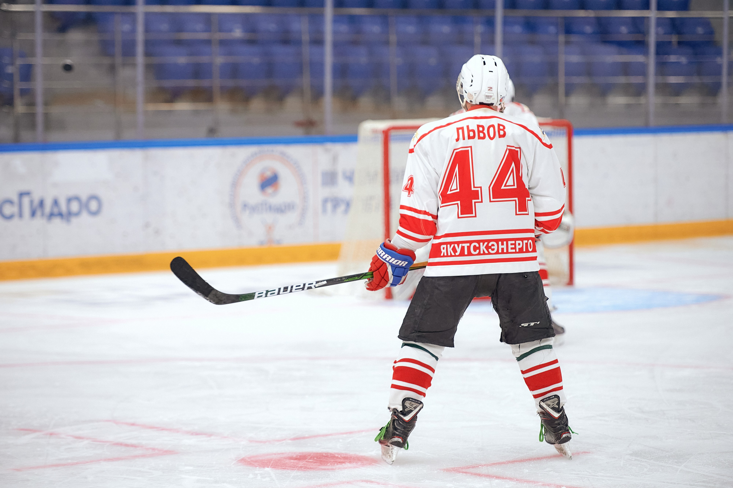 Портфолио репортажной фотосъёмки: Кристалл арена — Хоккей — РусГидро. Фотограф Яковлев Роман — Красноярск