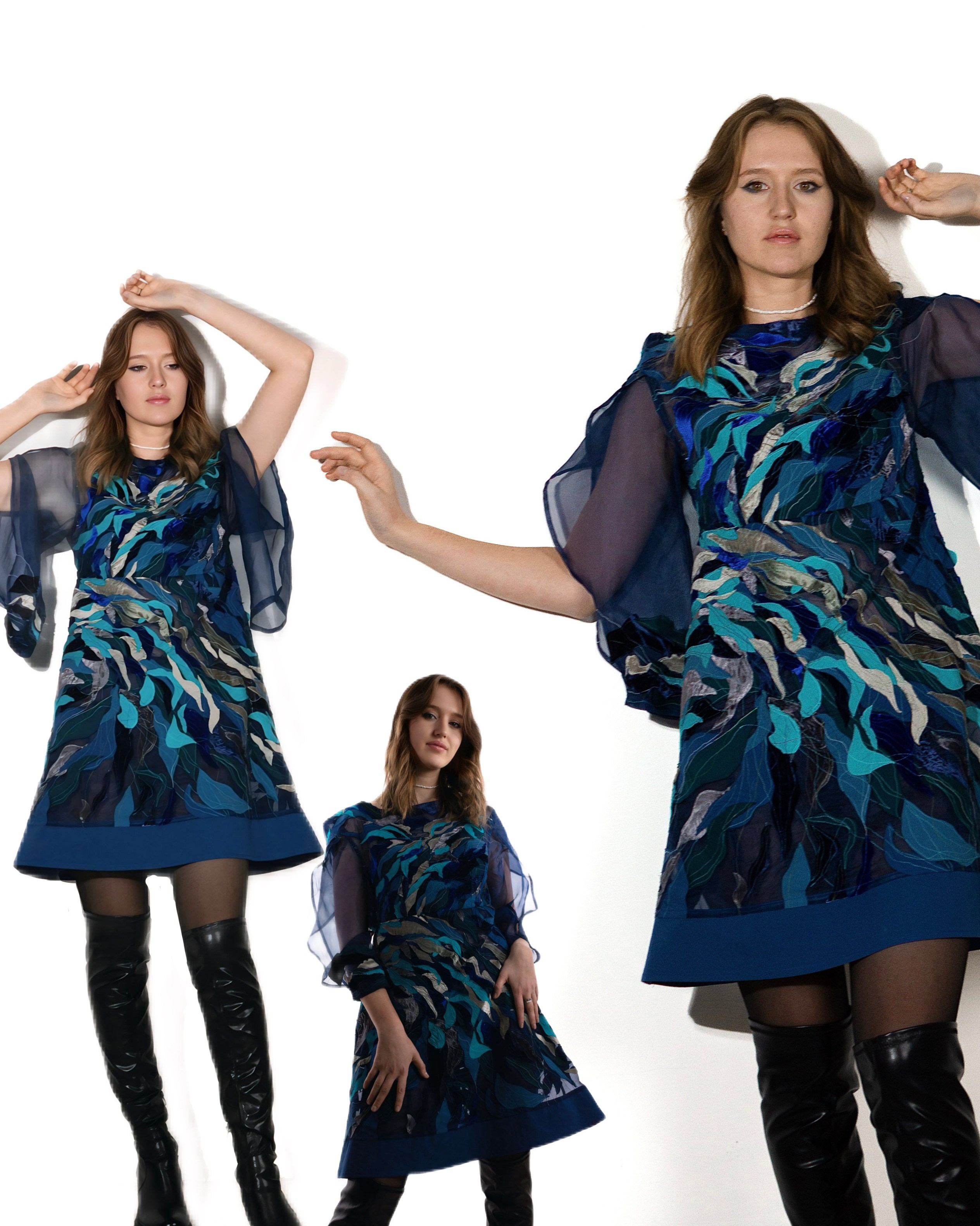 Съёмка дизайнерского платья. Женский фотограф Омск, Екатерина Петрова